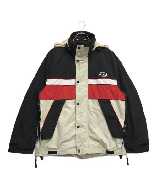 【中古・古着通販】DIESEL (ディーゼル) J-RODNEY-Aジャケット ブラック×アイボリー サイズ:M｜ブランド・古着通販  トレファク公式【TREFAC FASHION】スマホサイト