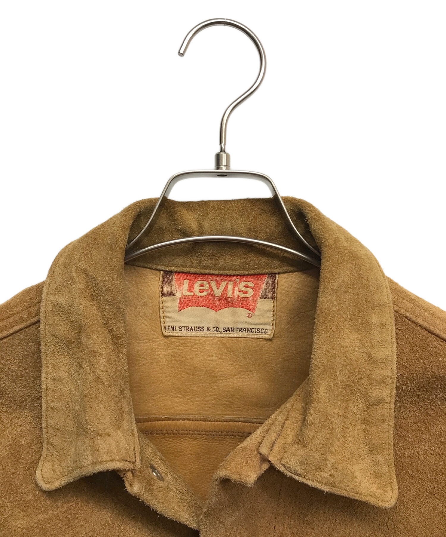 LEVI'S (リーバイス) スウェードジャケット ブラウン サイズ:記載無
