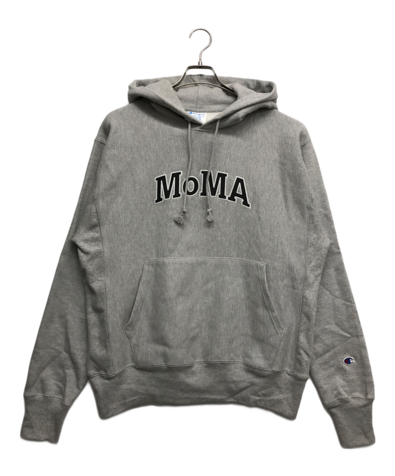 中古・古着通販】Champion (チャンピオン) MoMA (モマ) リバースウィーブパーカー グレー サイズ:MEDIUM｜ブランド・古着通販  トレファク公式【TREFAC FASHION】スマホサイト