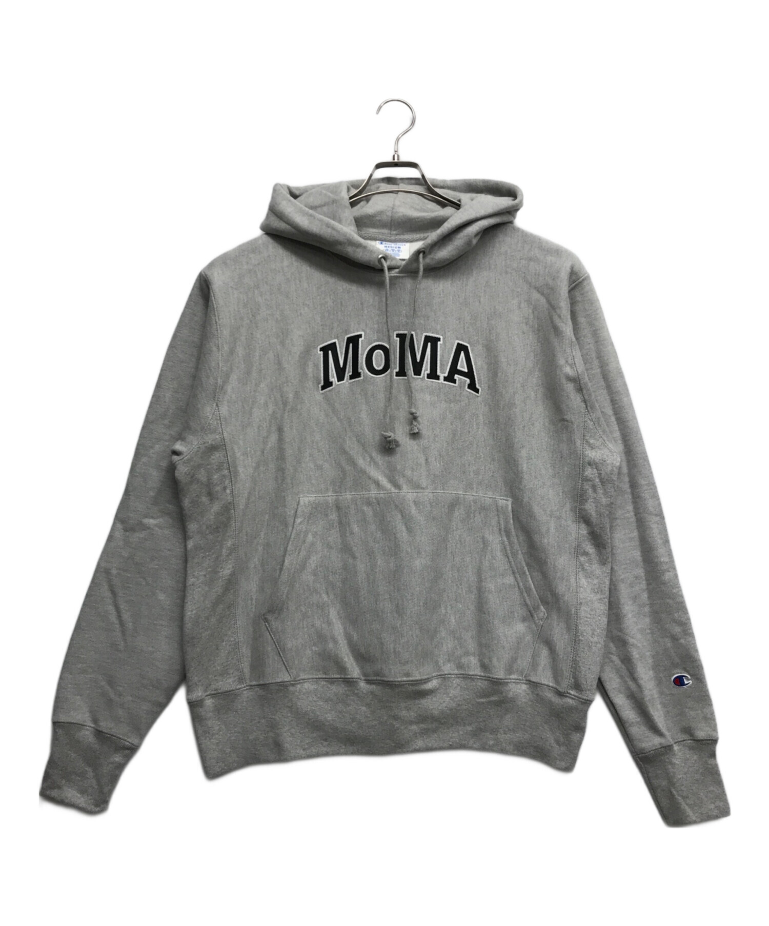 中古・古着通販】Champion (チャンピオン) MoMA (モマ) リバースウィーブパーカー グレー サイズ:MEDIUM｜ブランド・古着通販  トレファク公式【TREFAC FASHION】スマホサイト