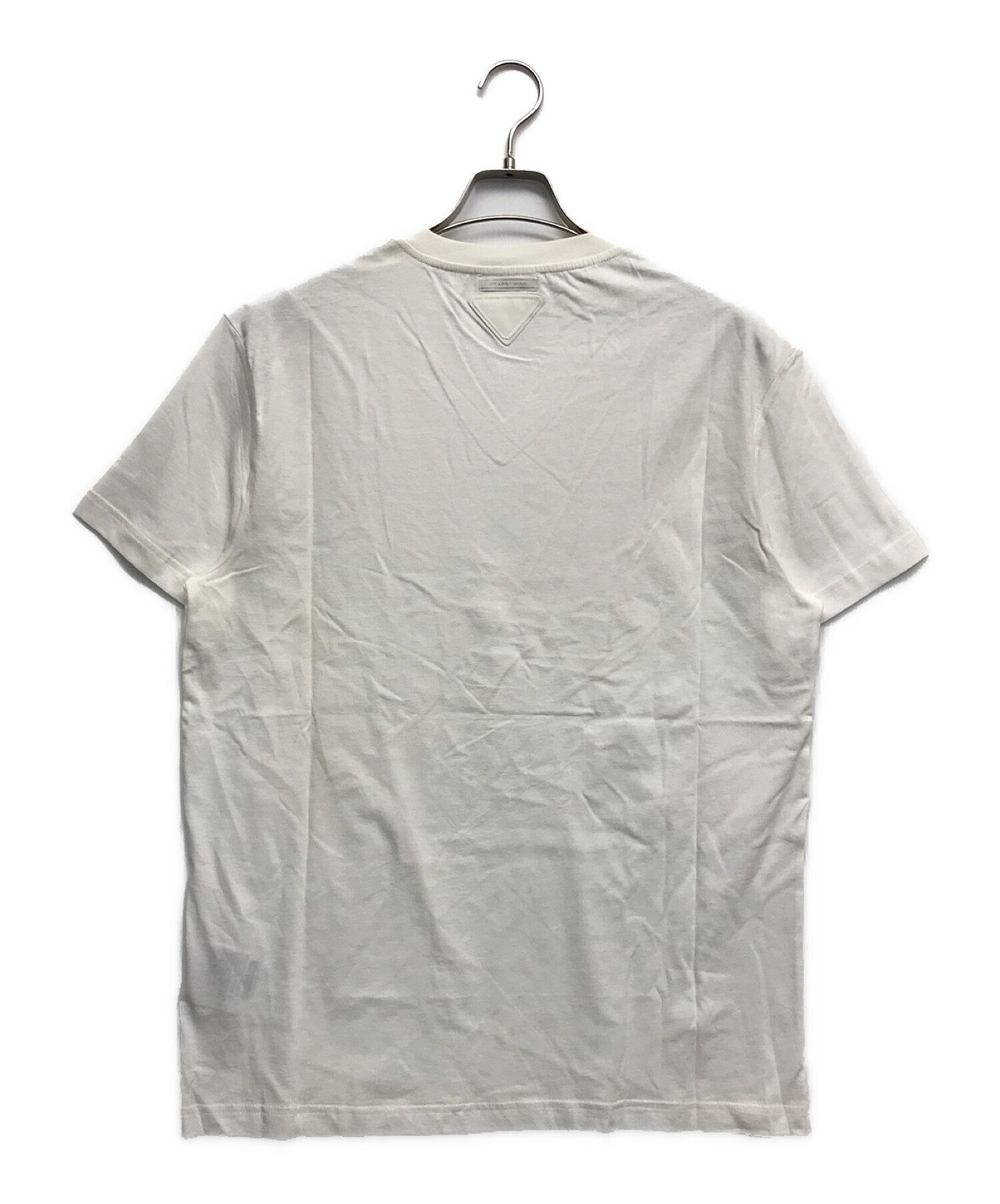 中古・古着通販】PRADA (プラダ) VネックTシャツ ホワイト サイズ:XL 