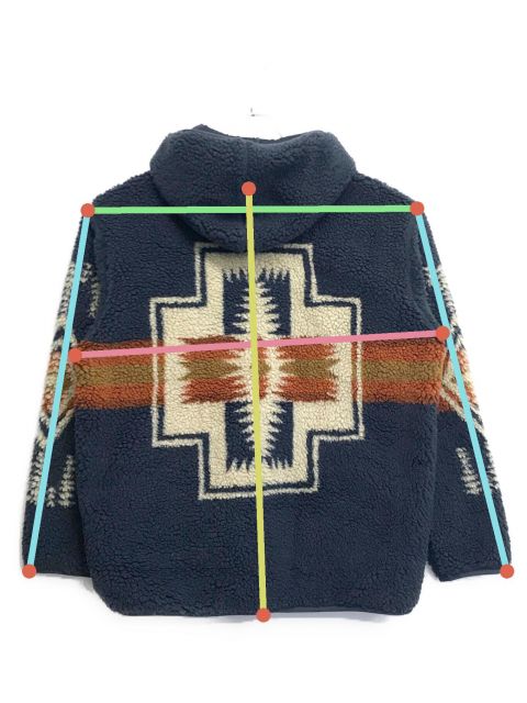 中古・古着通販】PENDLETON (ペンドルトン) ボアジップフーディー ネイビー サイズ:L｜ブランド・古着通販 トレファク公式【TREFAC  FASHION】スマホサイト