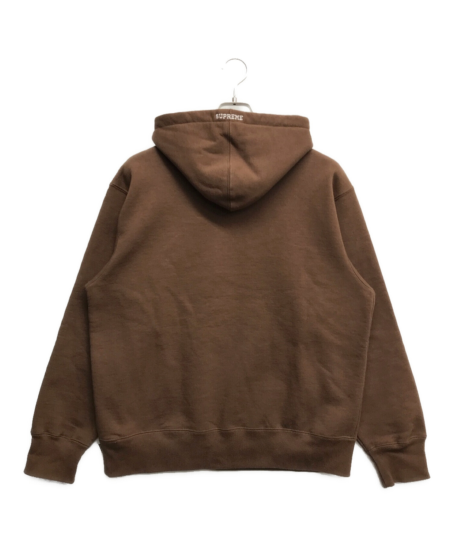 SUPREME (シュプリーム) S Logo Hooded Sweatshirt ブラウン サイズ:S