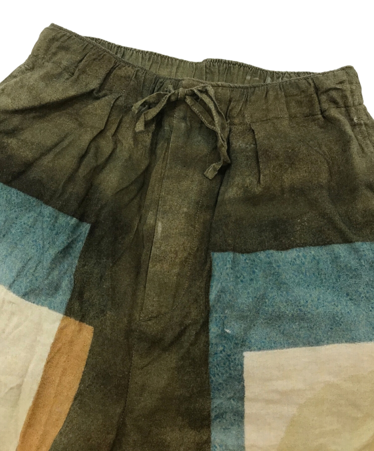 YOKE (ヨーク) Printed Easy Pants カーキ サイズ:1