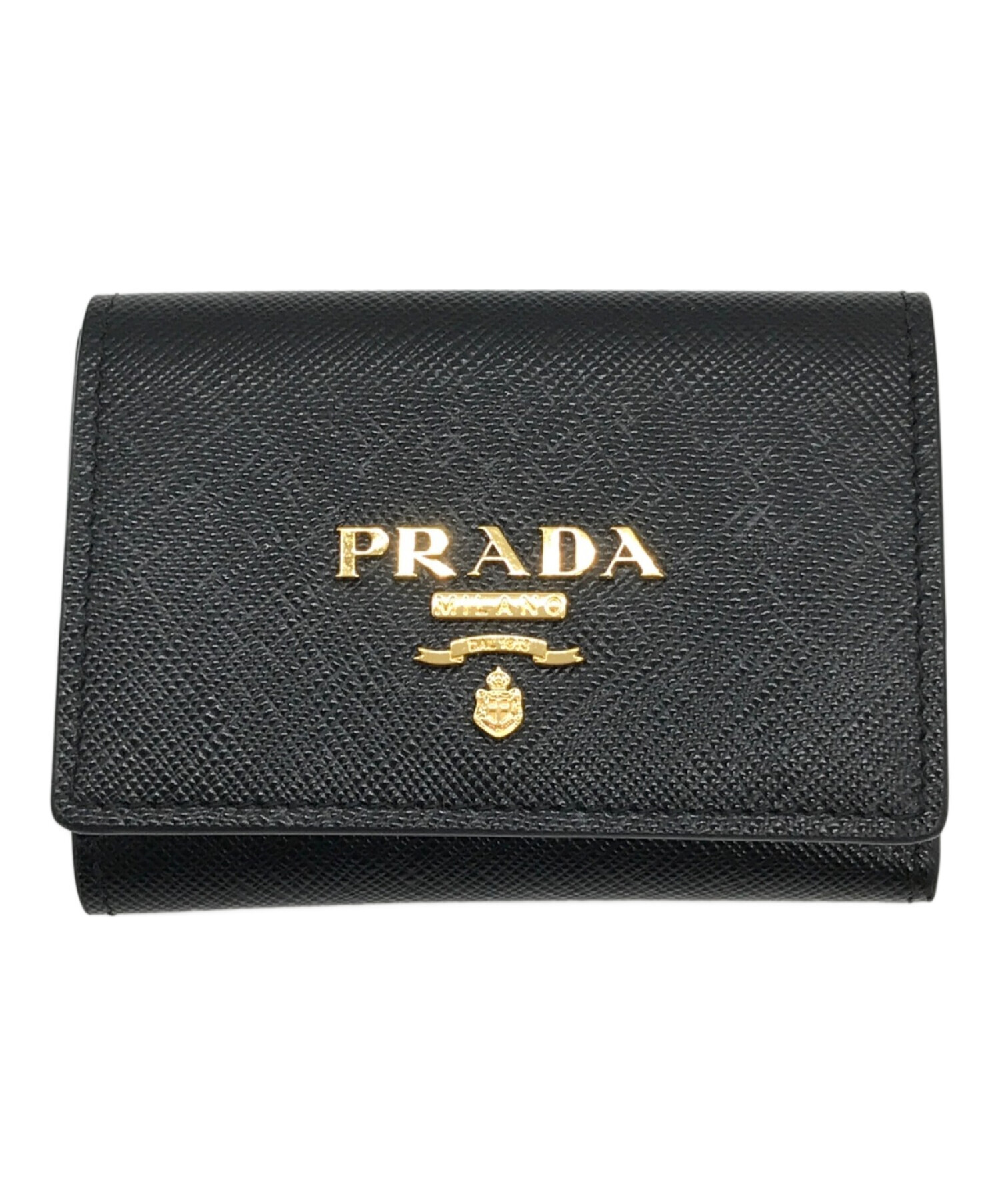 中古・古着通販】PRADA (プラダ) サフィアーノマルチカラー財布 ブラック｜ブランド・古着通販 トレファク公式【TREFAC  FASHION】スマホサイト