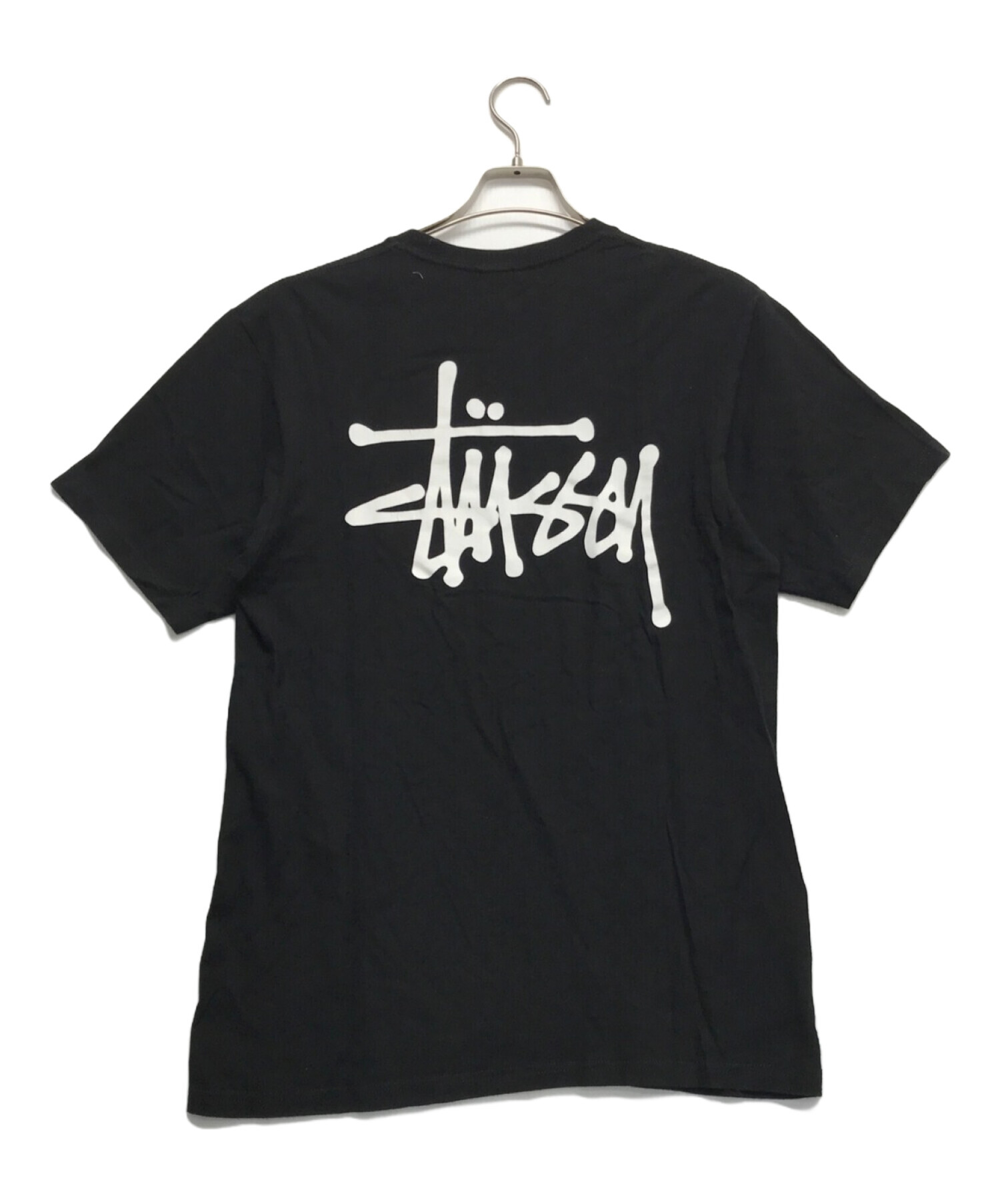 stussy (ステューシー) ロゴプリントTシャツ ブラック サイズ:M