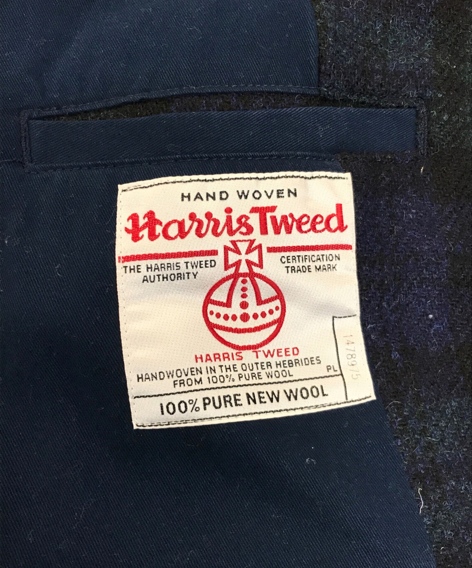 中古・古着通販】Supreme (シュプリーム) Harris Tweed (ハリスツイード) Wool Fishtail Parka  ブルー×グリーン サイズ:M｜ブランド・古着通販 トレファク公式【TREFAC FASHION】スマホサイト