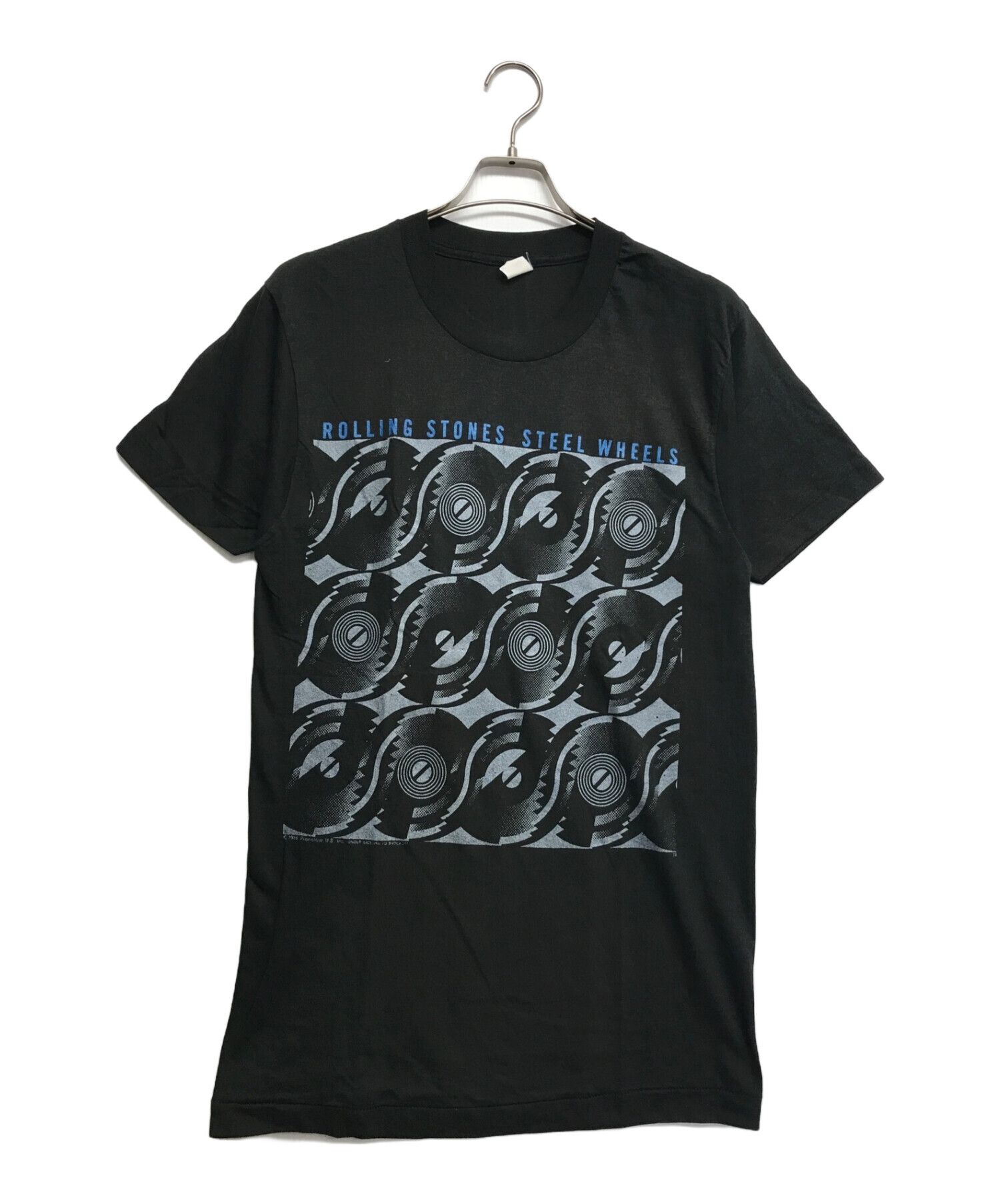 中古・古着通販】ROLLING STONES (ローリングストーンズ) 80'sヴィンテージバンドTシャツ ブラック  サイズ:LARGE42-44｜ブランド・古着通販 トレファク公式【TREFAC FASHION】スマホサイト