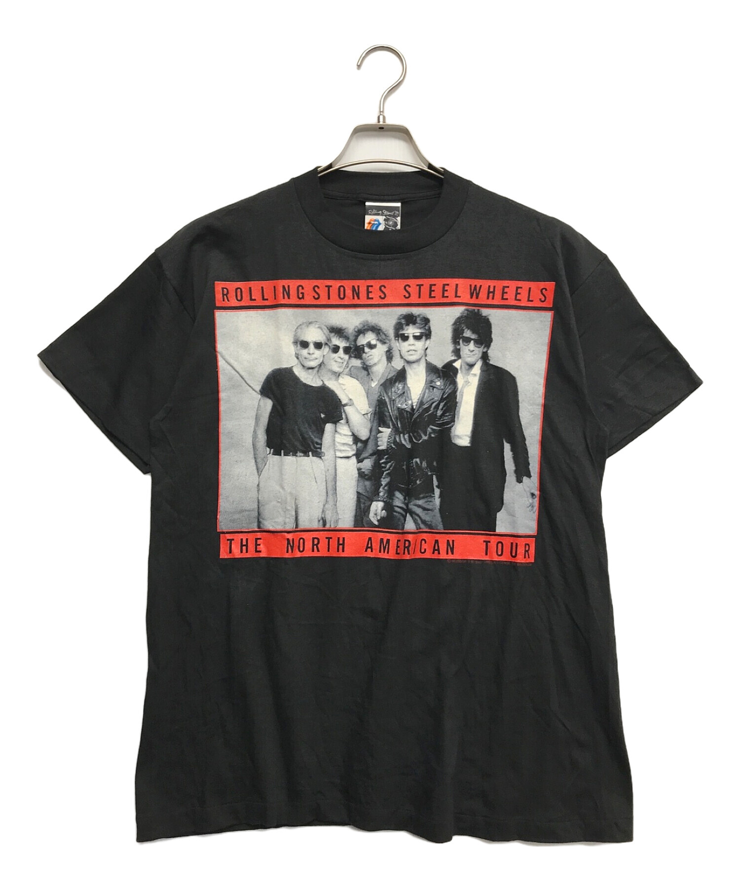 中古・古着通販】ROLLING STONES (ローリングストーンズ) 90ｓヴィンテージバンドTシャツ ブラック サイズ:L｜ブランド・古着通販  トレファク公式【TREFAC FASHION】スマホサイト