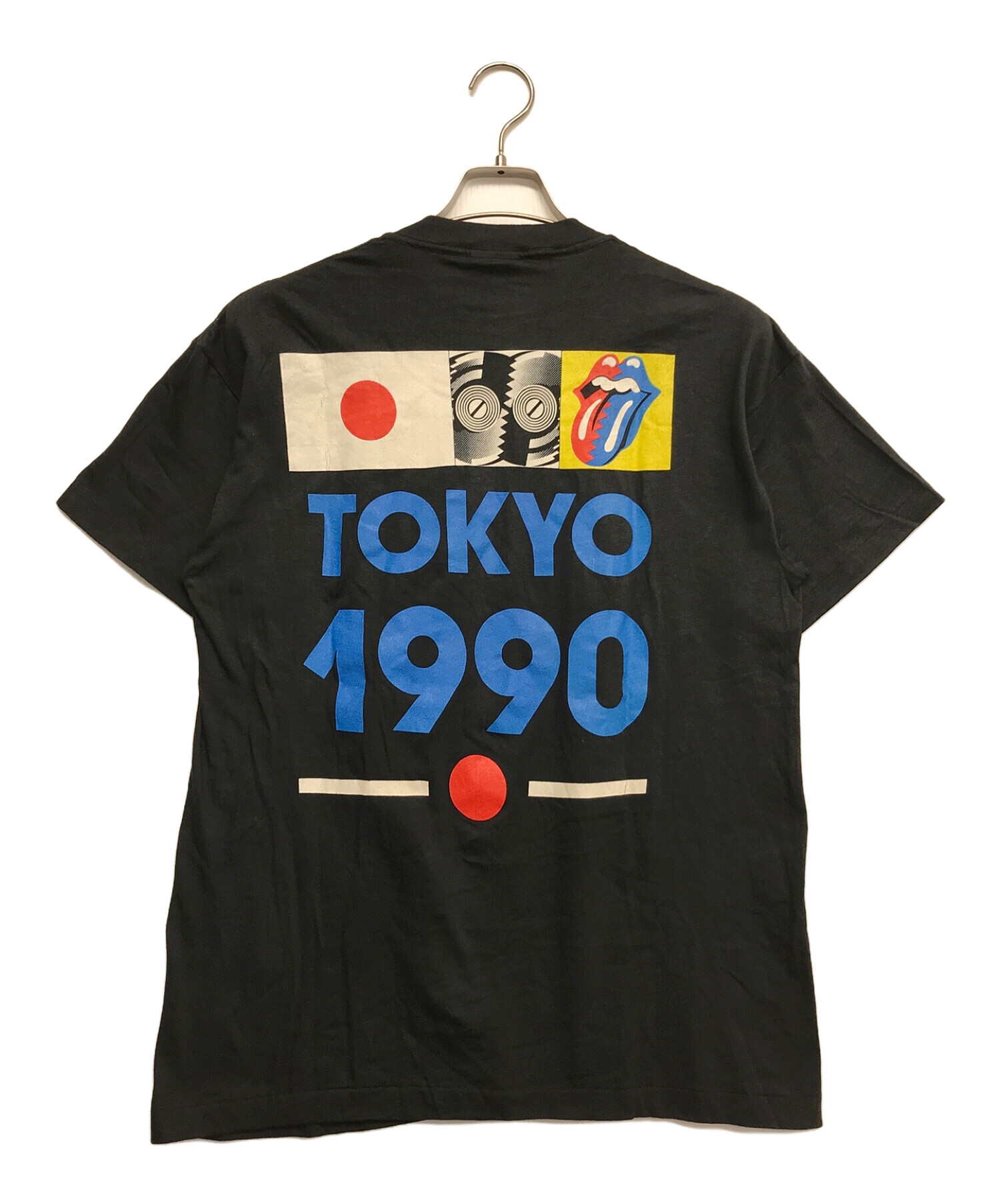 中古・古着通販】ROLLING STONES (ローリングストーンズ) 90ｓヴィンテージバンドTシャツ ブラック サイズ:L｜ブランド・古着通販  トレファク公式【TREFAC FASHION】スマホサイト