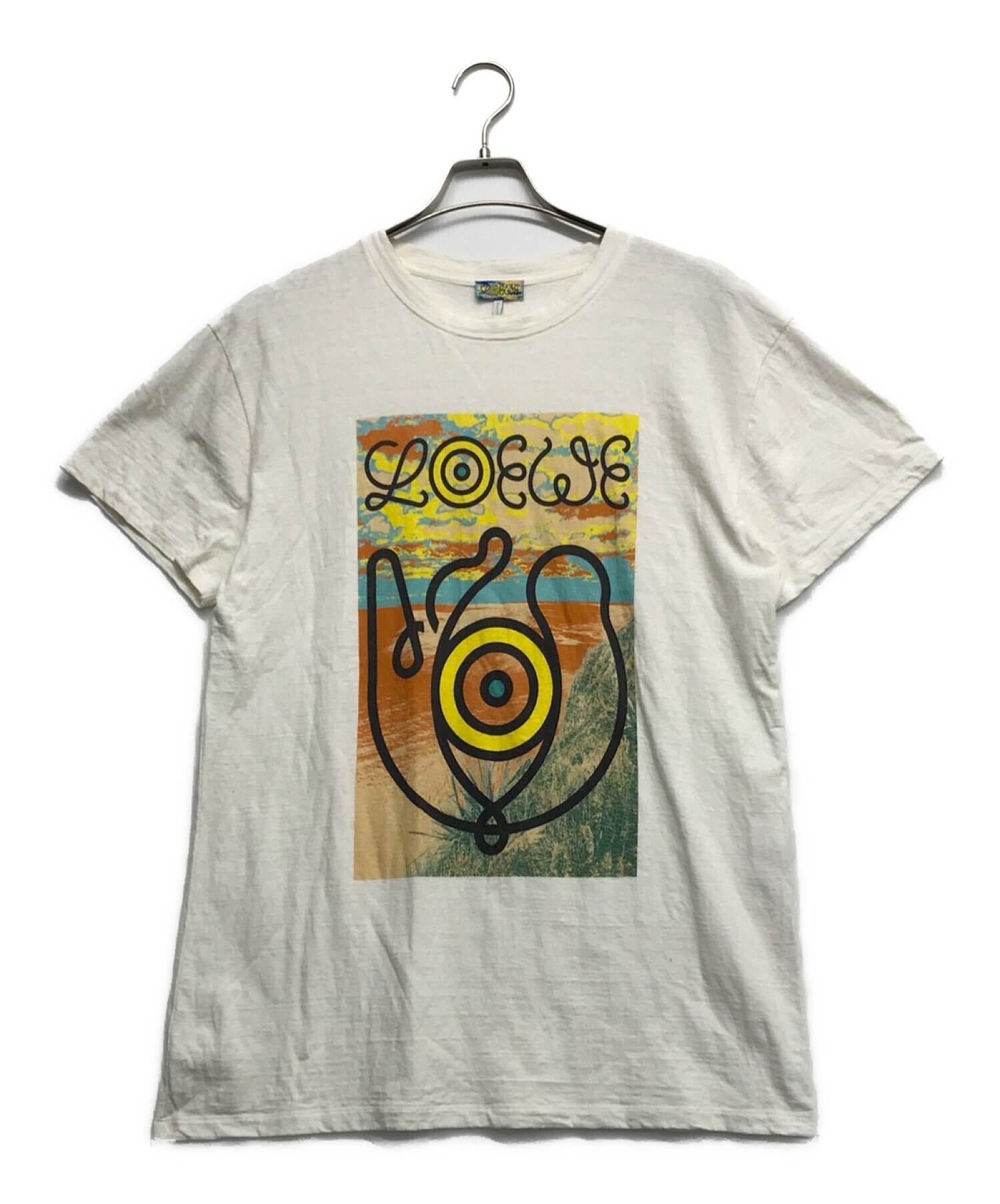 中古・古着通販】LOEWE (ロエベ) Landscape-print Slubbed Cotton-jersey T-shirt ホワイト  サイズ:S｜ブランド・古着通販 トレファク公式【TREFAC FASHION】スマホサイト