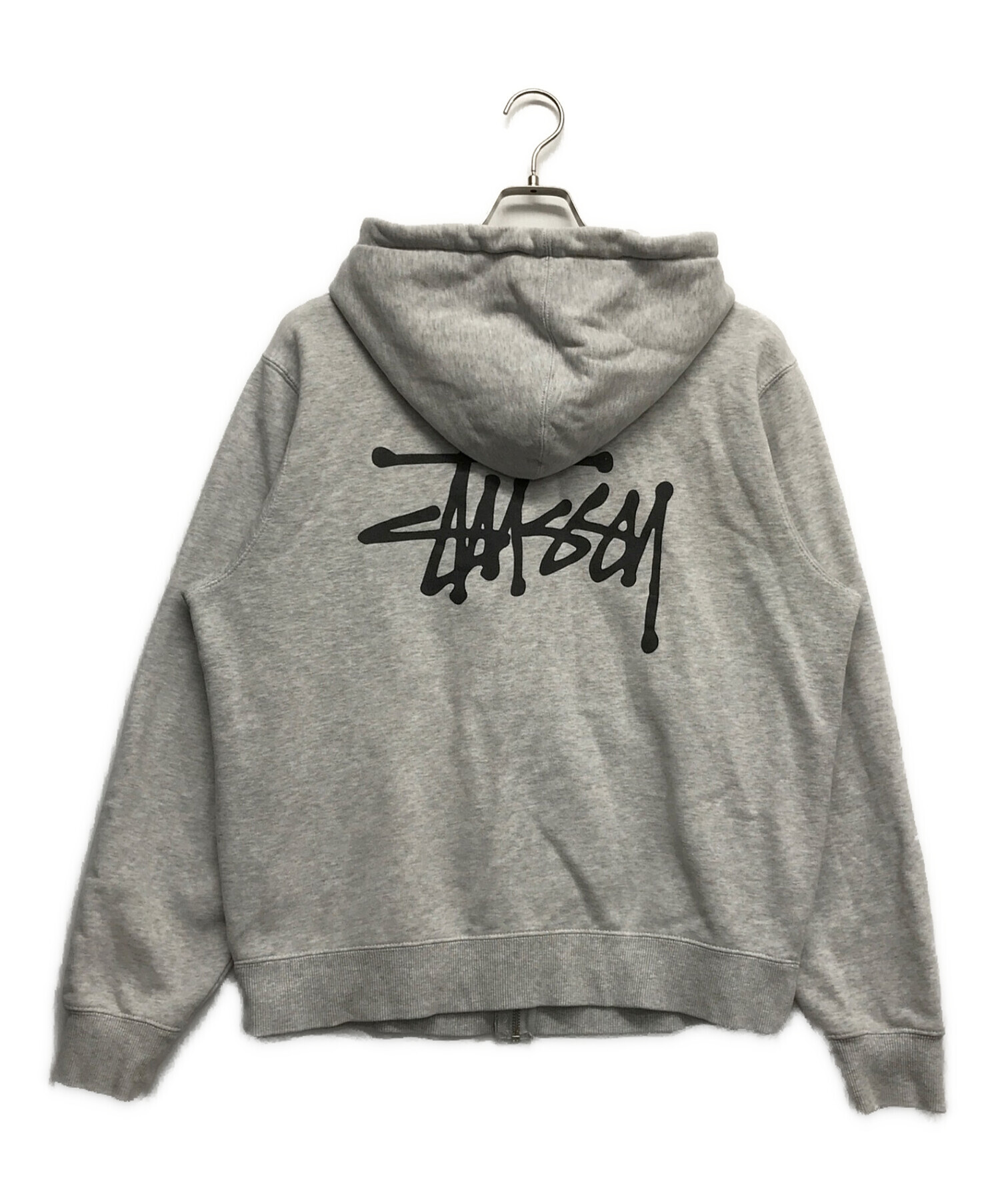 stussy (ステューシー) ジップパーカー グレー サイズ:S