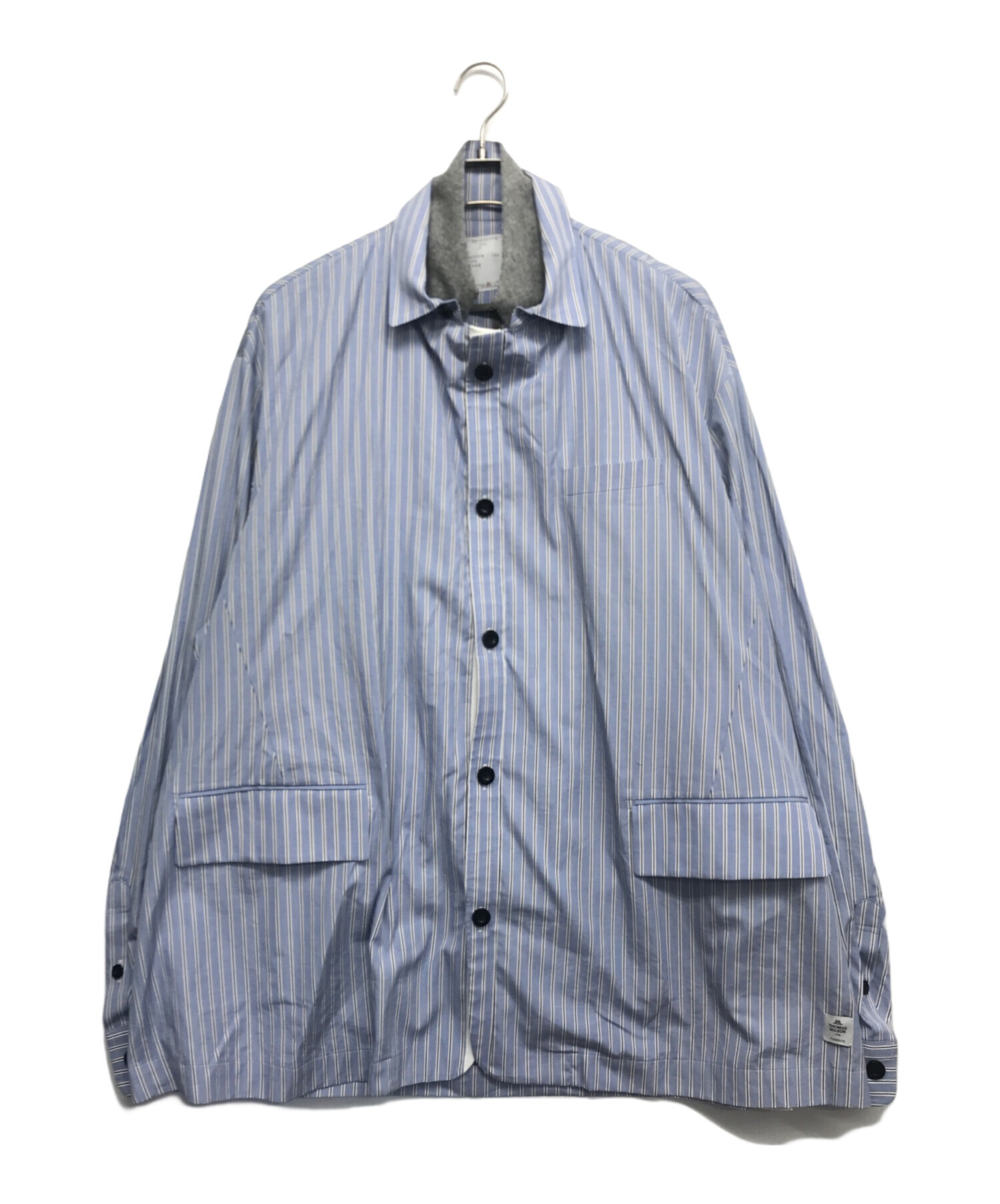 中古・古着通販】sacai (サカイ) THOMAS MASON (トーマスメイソン) Thomas Mason / Cotton Poplin  Jacket ブルー サイズ:4｜ブランド・古着通販 トレファク公式【TREFAC FASHION】スマホサイト