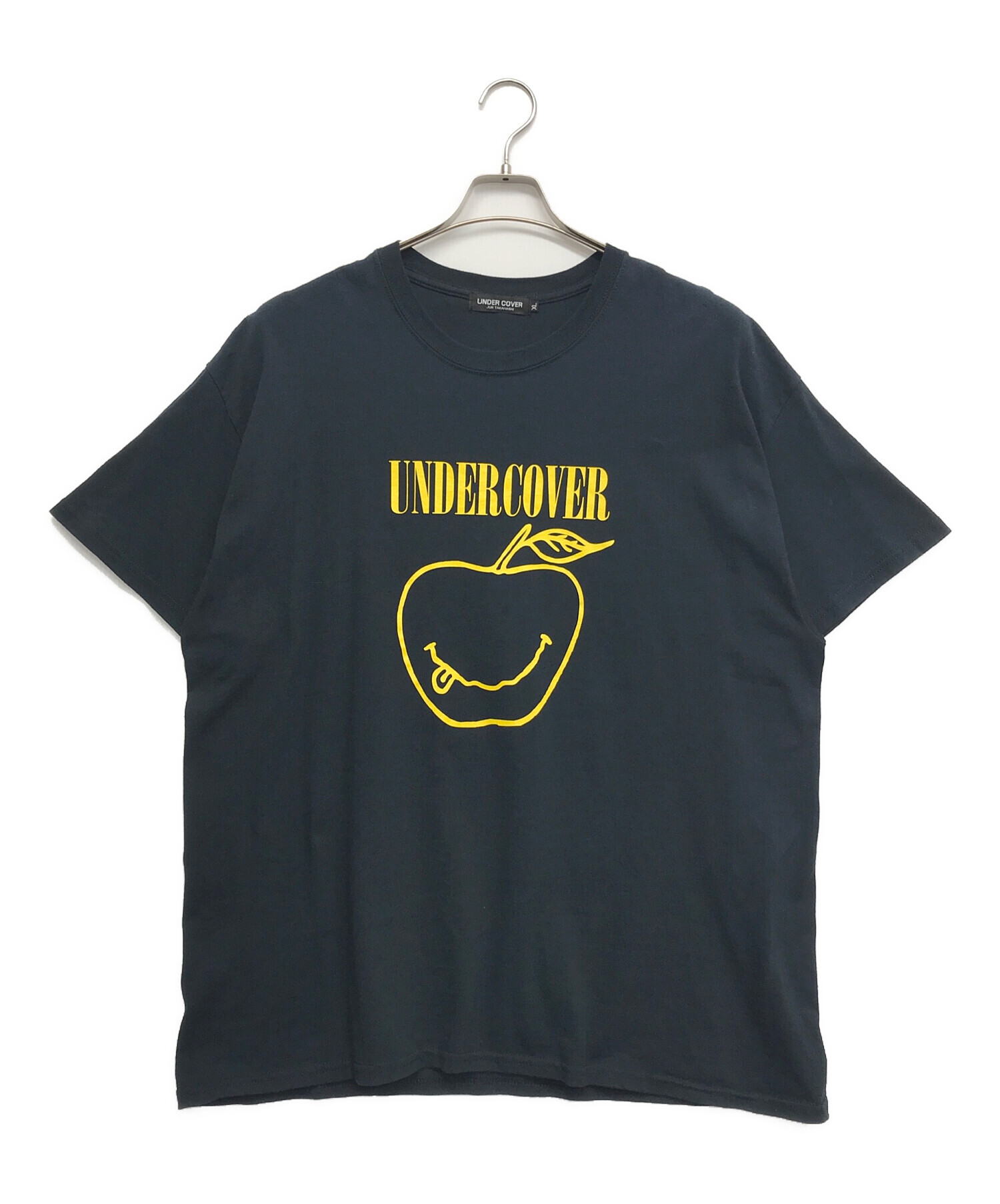 UNDERCOVER (アンダーカバー) SMILE APPLE Tシャツ ネイビー サイズ:XL