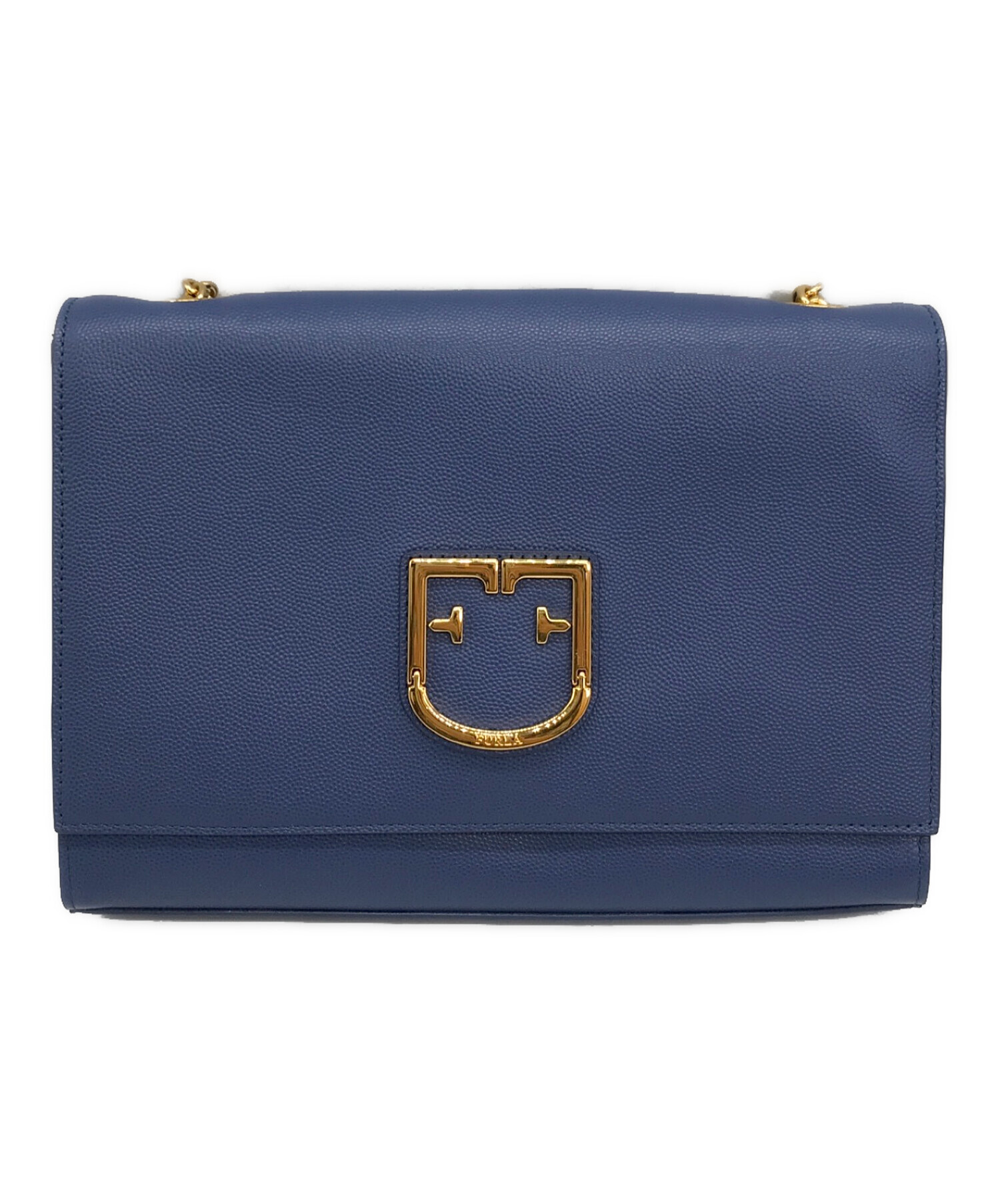 中古・古着通販】FURLA (フルラ) チェーンショルダーバッグ ブルー｜ブランド・古着通販 トレファク公式【TREFAC FASHION】スマホサイト