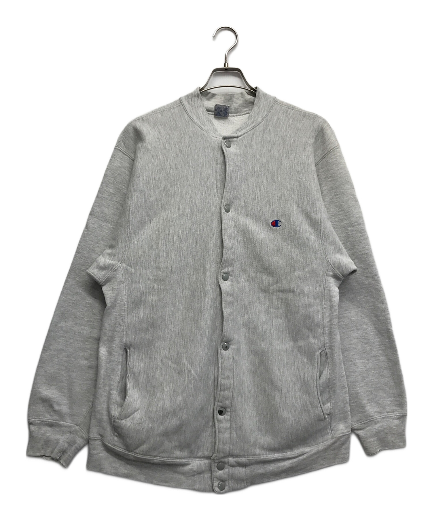 中古・古着通販】Champion REVERSE WEAVE (チャンピオンリバースウィーブ) 90`sスナップボタンスウェット グレー  サイズ:XL｜ブランド・古着通販 トレファク公式【TREFAC FASHION】スマホサイト