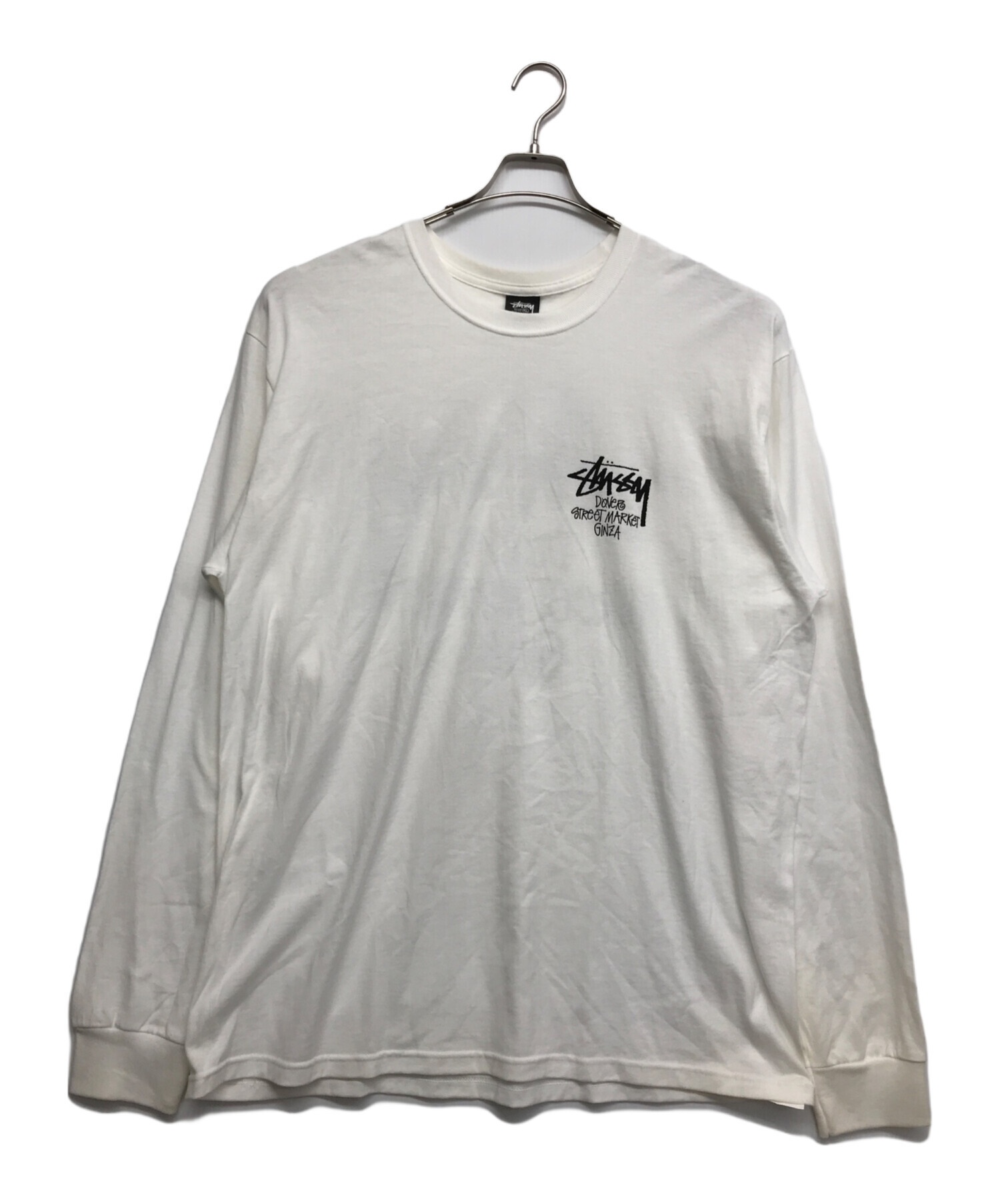 中古・古着通販】stussy (ステューシー) DOVER STREET MARKET (ドーバー ストリート マーケット) プリントカットソー  ホワイト サイズ:XL｜ブランド・古着通販 トレファク公式【TREFAC FASHION】スマホサイト