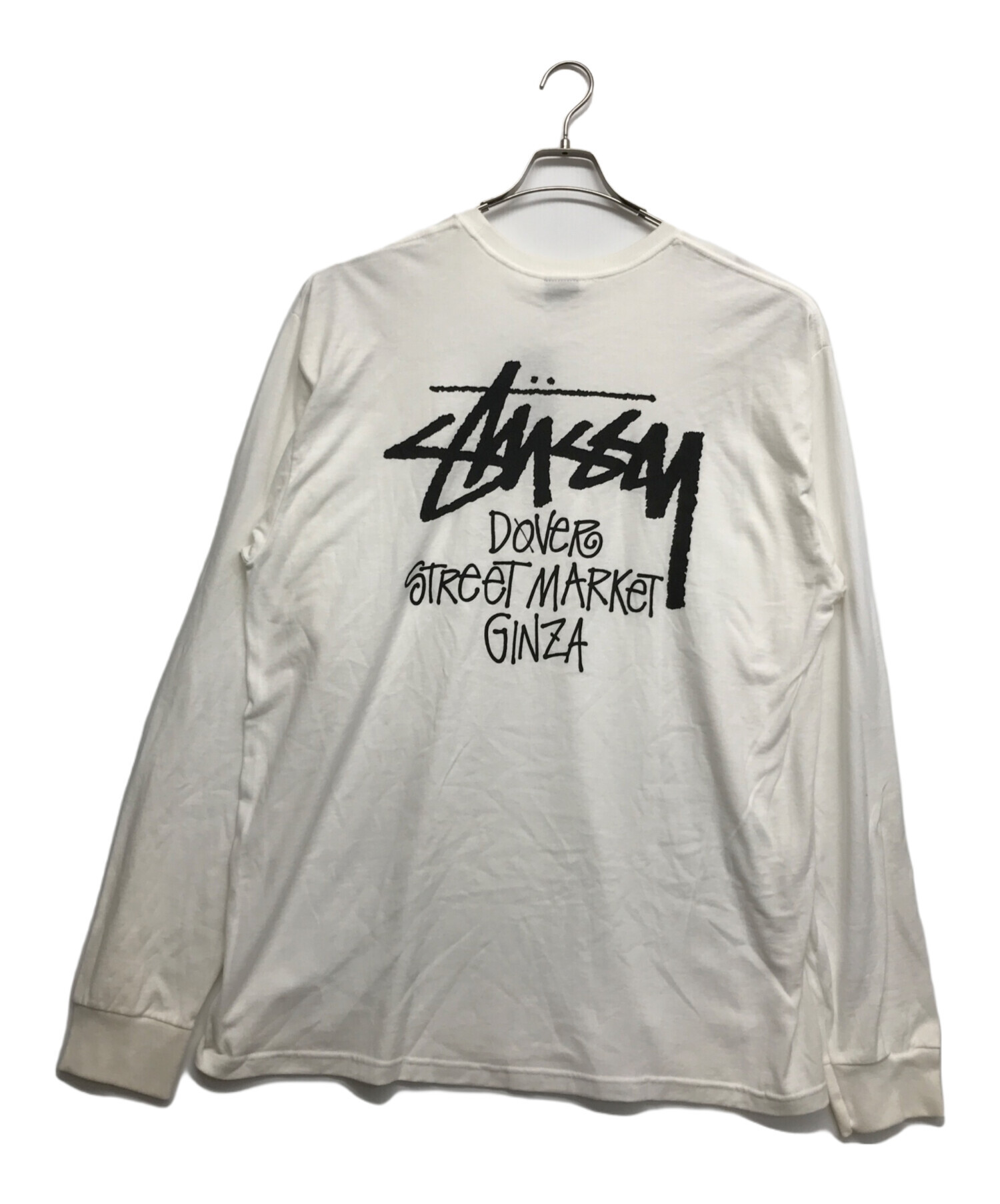 中古・古着通販】stussy (ステューシー) DOVER STREET MARKET (ドーバー ストリート マーケット) プリントカットソー  ホワイト サイズ:XL｜ブランド・古着通販 トレファク公式【TREFAC FASHION】スマホサイト