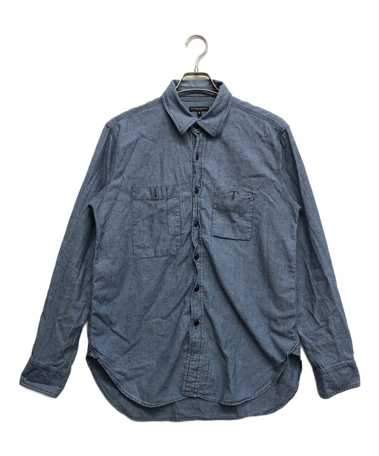 中古・古着通販】Engineered Garments (エンジニアド ガーメンツ) シャンブレーワークシャツ インディゴ サイズ:S｜ブランド・古着通販  トレファク公式【TREFAC FASHION】スマホサイト