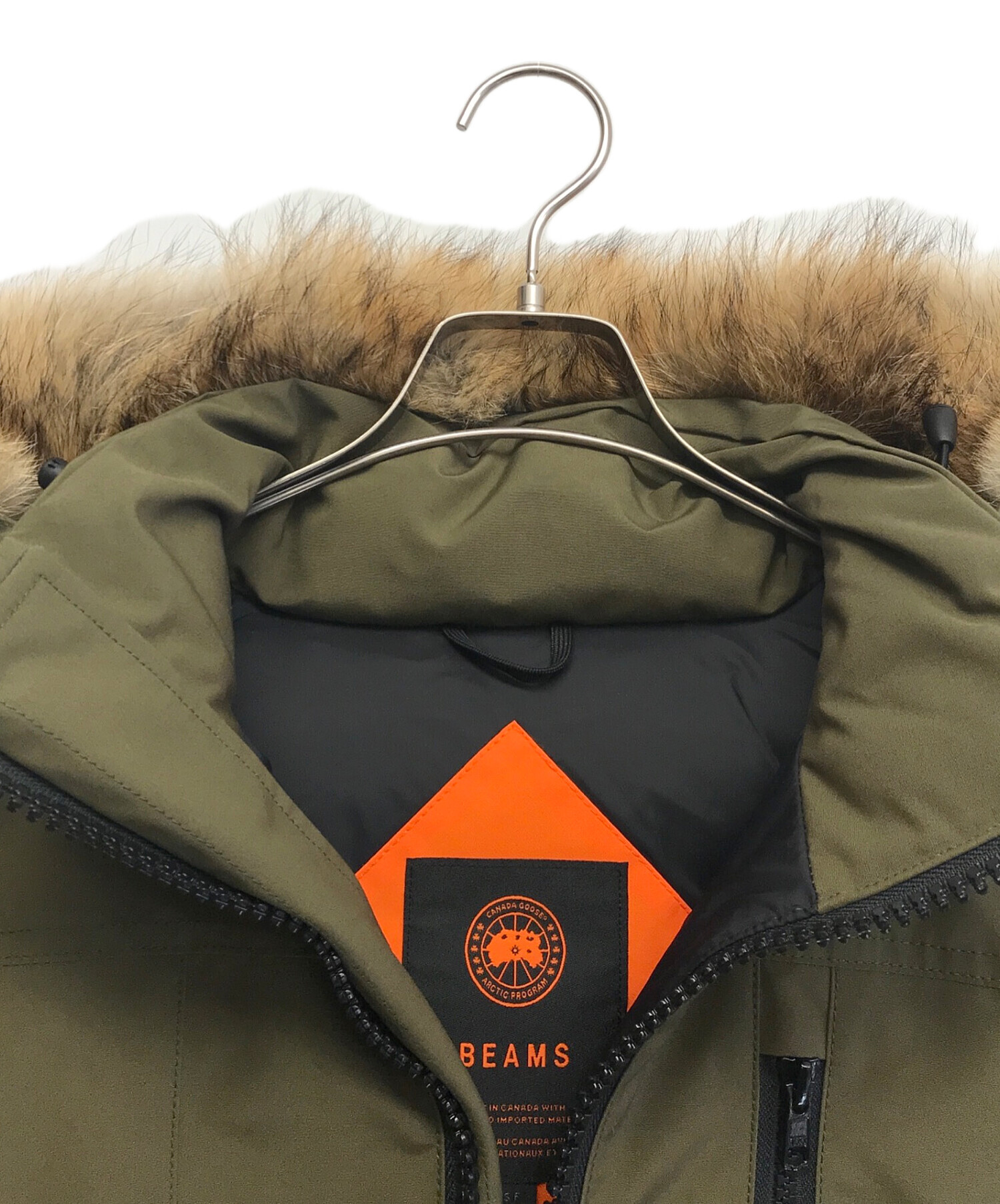 中古・古着通販】CANADA GOOSE (カナダグース) BEAMS (ビームス) 別注 Borden Bomber Jacket グリーン  サイズ:S｜ブランド・古着通販 トレファク公式【TREFAC FASHION】スマホサイト