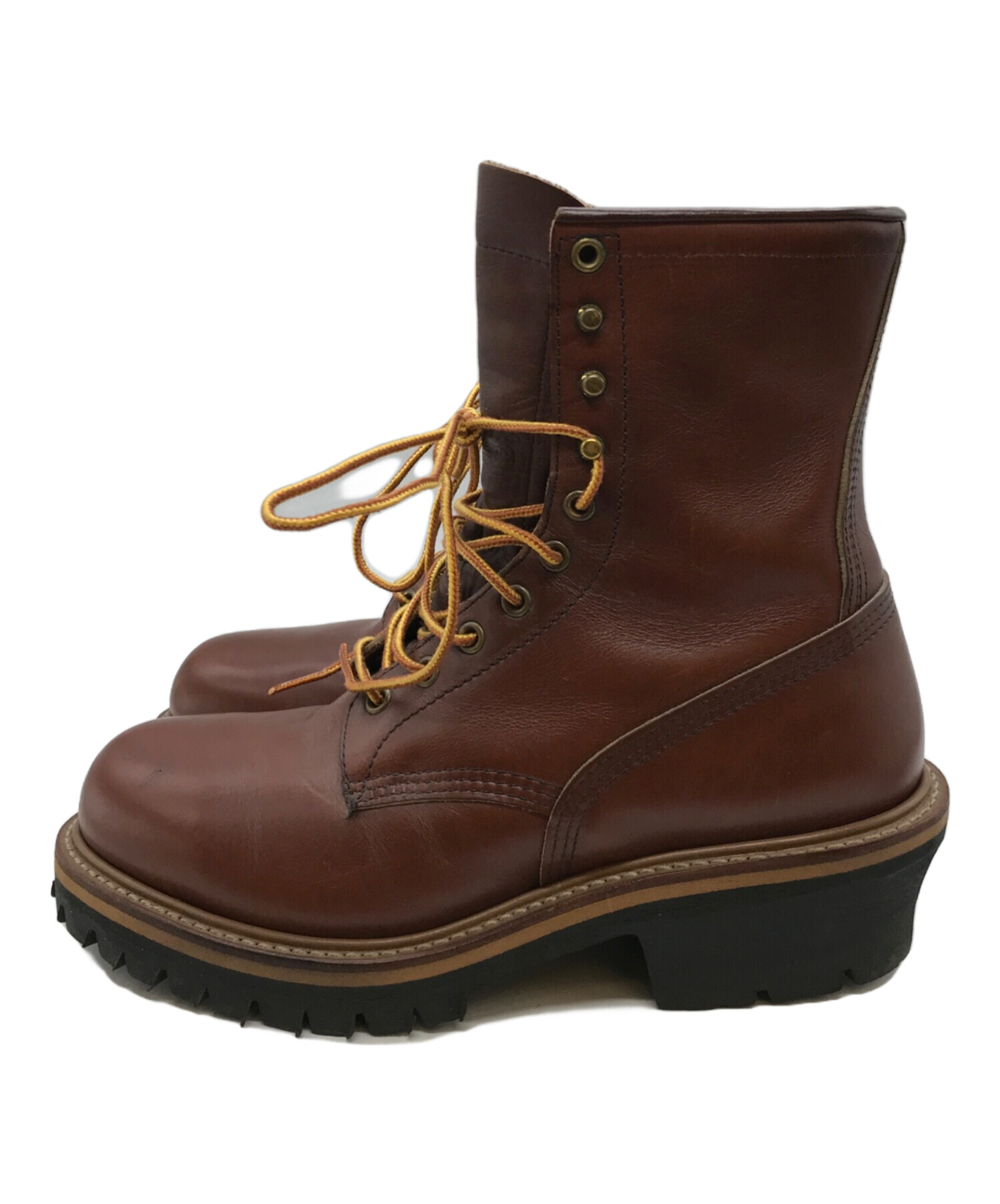 中古・古着通販】RED WING (レッドウィング) ロガーブーツ ブラウン サイズ:8D｜ブランド・古着通販 トレファク公式【TREFAC  FASHION】スマホサイト