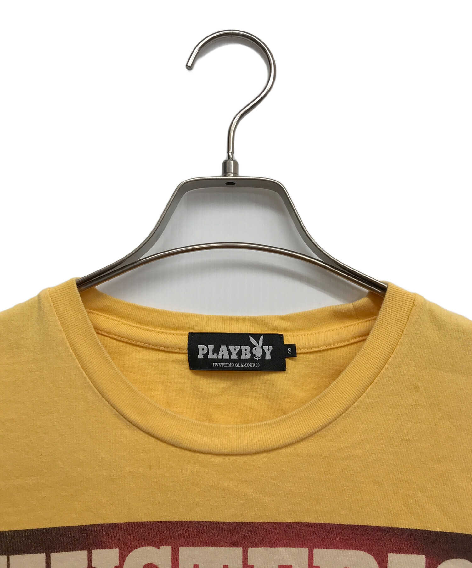 中古・古着通販】Hysteric Glamour (ヒステリックグラマー) PLAY BOY (プレイボーイ) プリントTシャツ イエロー  サイズ:S｜ブランド・古着通販 トレファク公式【TREFAC FASHION】スマホサイト