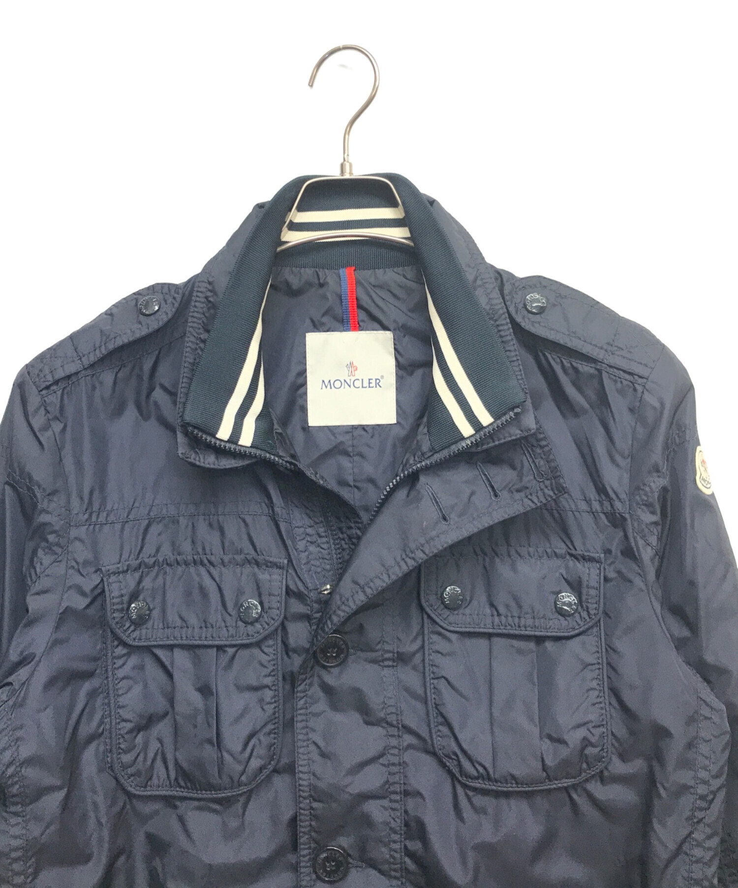 中古・古着通販】MONCLER (モンクレール) MATEナイロンジャケット.... ネイビー サイズ:3｜ブランド・古着通販  トレファク公式【TREFAC FASHION】スマホサイト