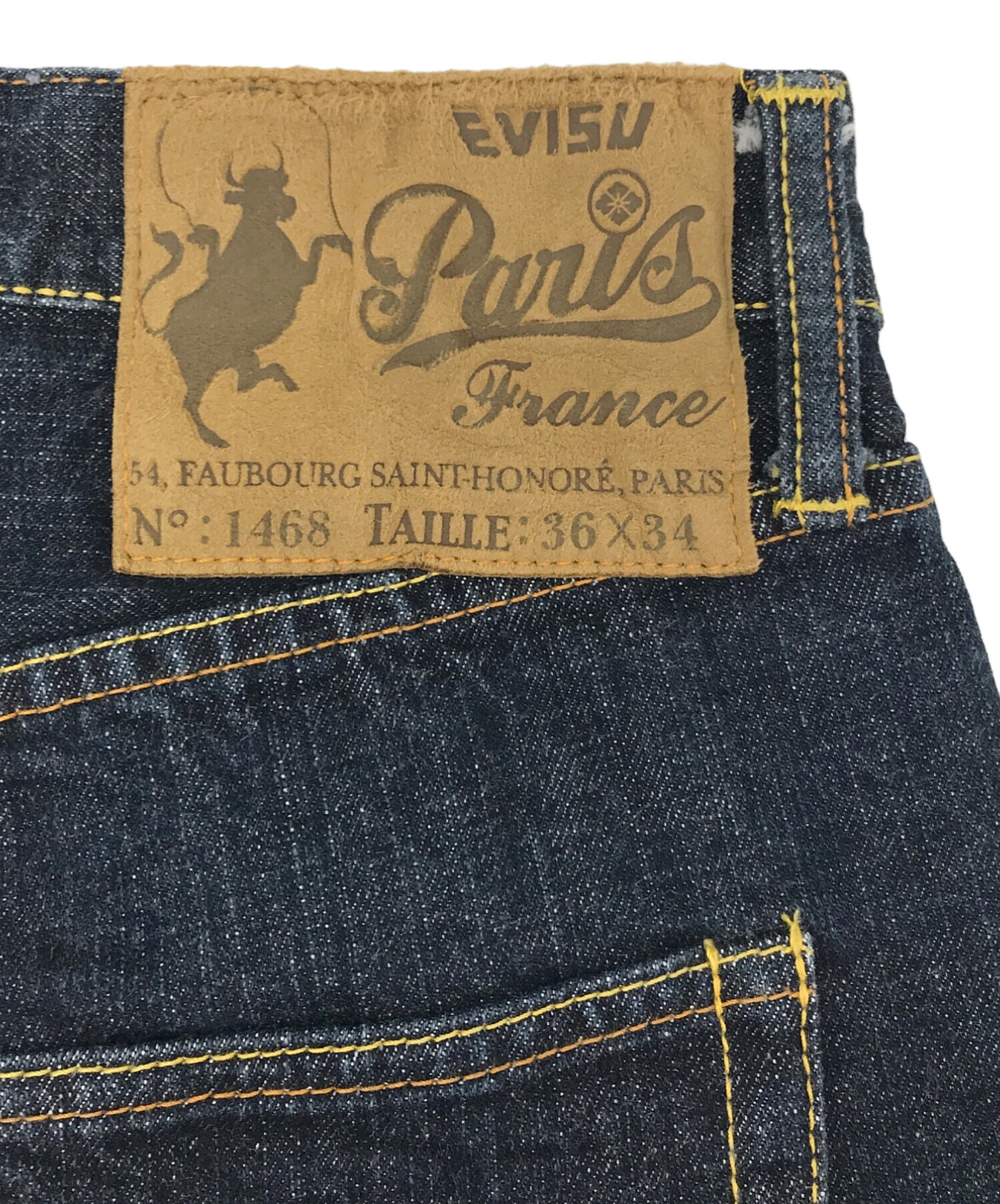 中古・古着通販】EVISU (エビス) カモメ スネーク セルビッチデニムパンツ インディゴ サイズ:W36｜ブランド・古着通販  トレファク公式【TREFAC FASHION】スマホサイト