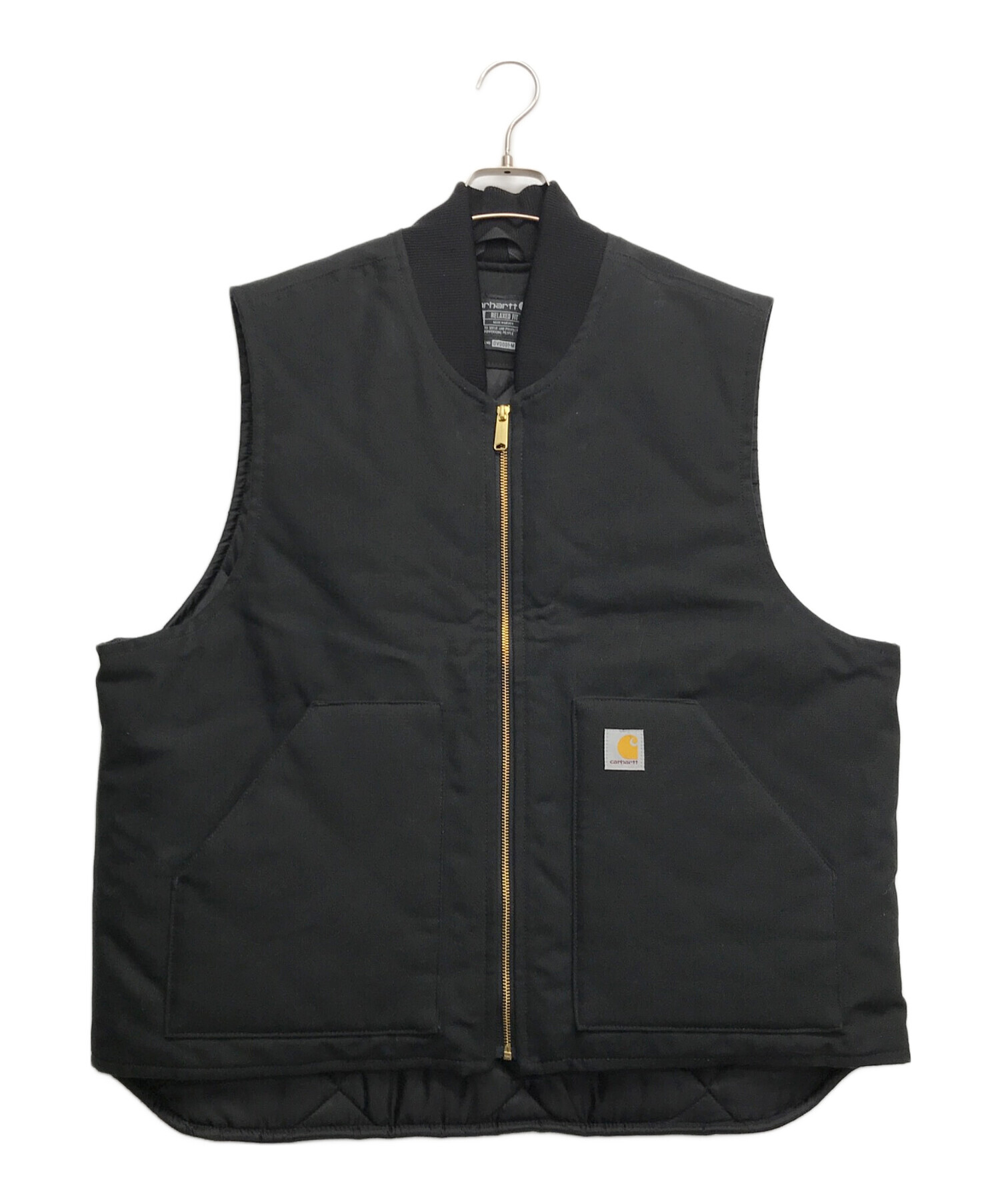 CarHartt (カーハート) ダックベスト ブラック サイズ:XL