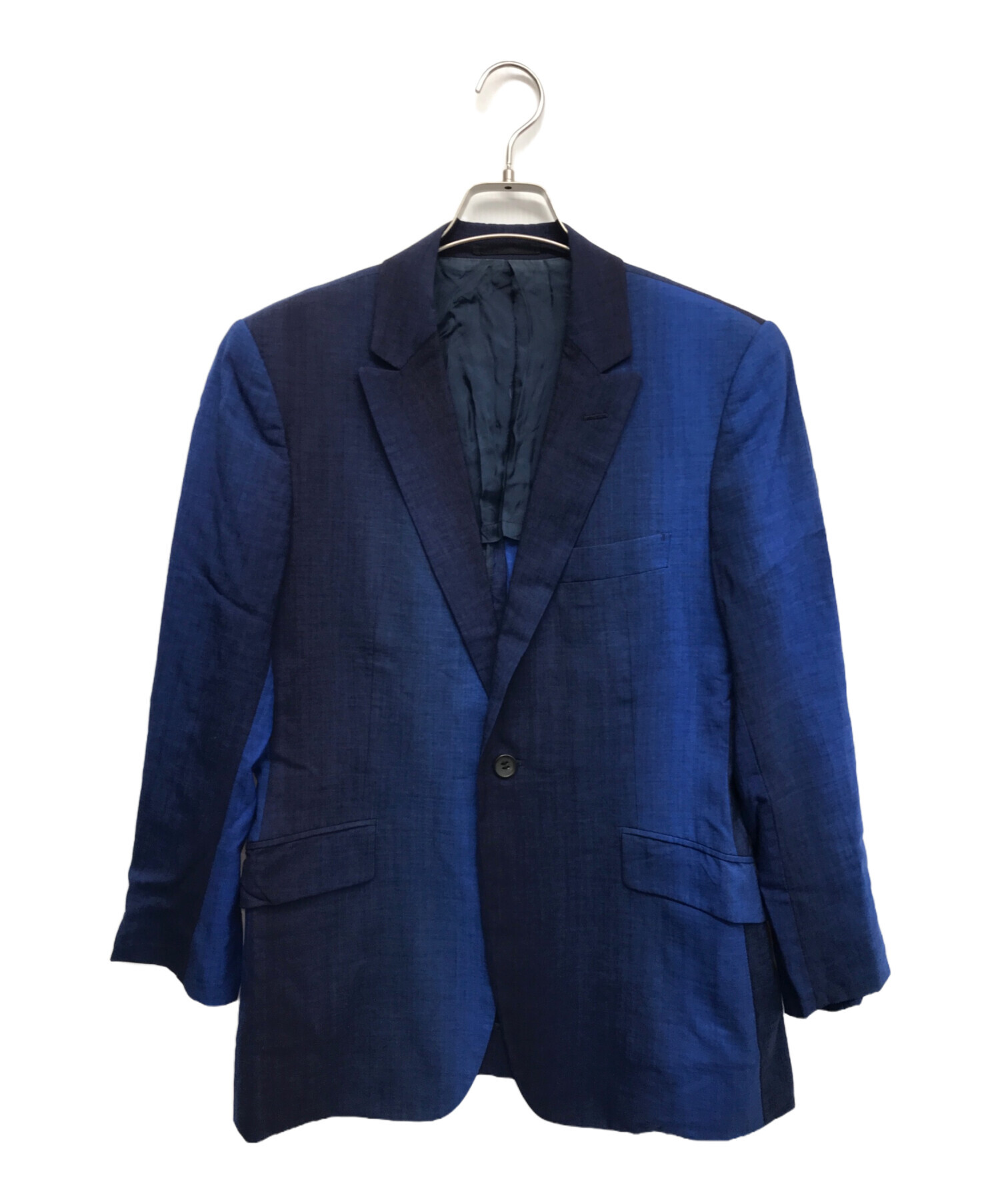 中古・古着通販】ISSEY MIYAKE MEN (イッセイミヤケメン) ウールグラデーション1Bジャケット ブルー サイズ:1｜ブランド・古着通販  トレファク公式【TREFAC FASHION】スマホサイト