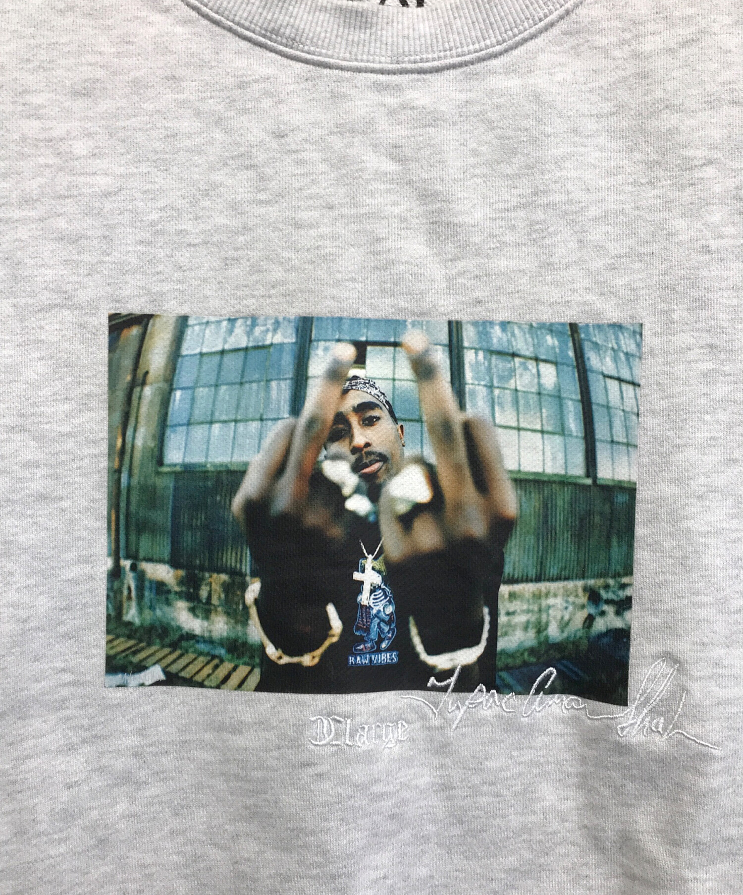 中古・古着通販】X-LARGE (エクストララージ) 2PAC (2パック) コラボクルーネックスウェット グレー サイズ:XL｜ブランド・古着通販  トレファク公式【TREFAC FASHION】スマホサイト