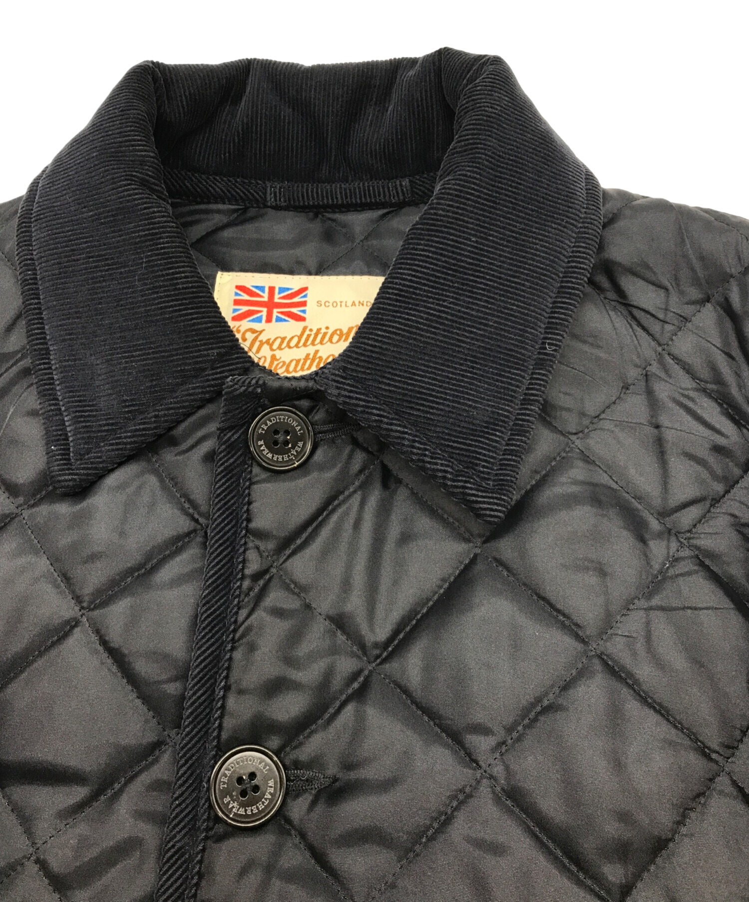 中古・古着通販】Traditional Weatherwear (トラディショナルウェザーウェア) キルティングジャケット ネイビー  サイズ:38｜ブランド・古着通販 トレファク公式【TREFAC FASHION】スマホサイト