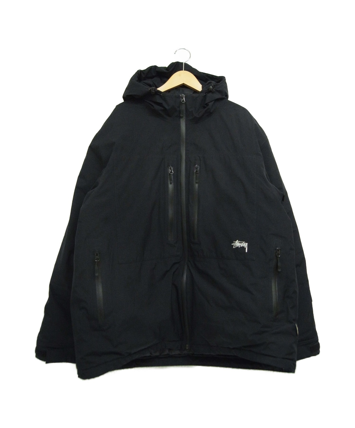 stussy (ステューシー) ダウンジャケット ブラック サイズ:XL Gore-Tex Products Down Parka