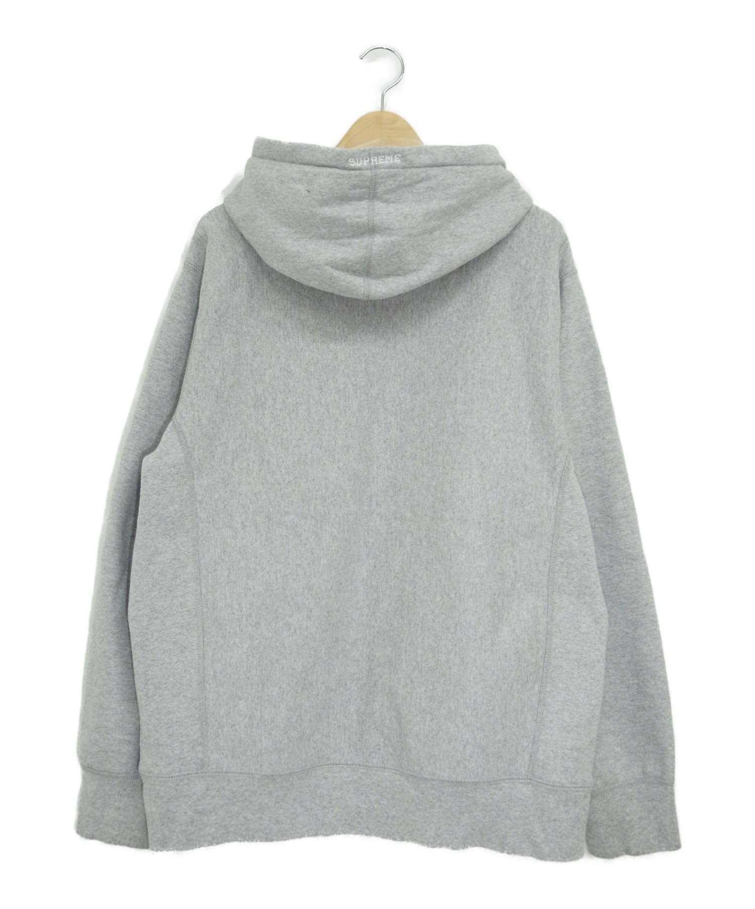 Supreme (シュプリーム) プルオーバーパーカー グレー サイズ:Large 18AWモデル S Logo Hooded Sweatshirt