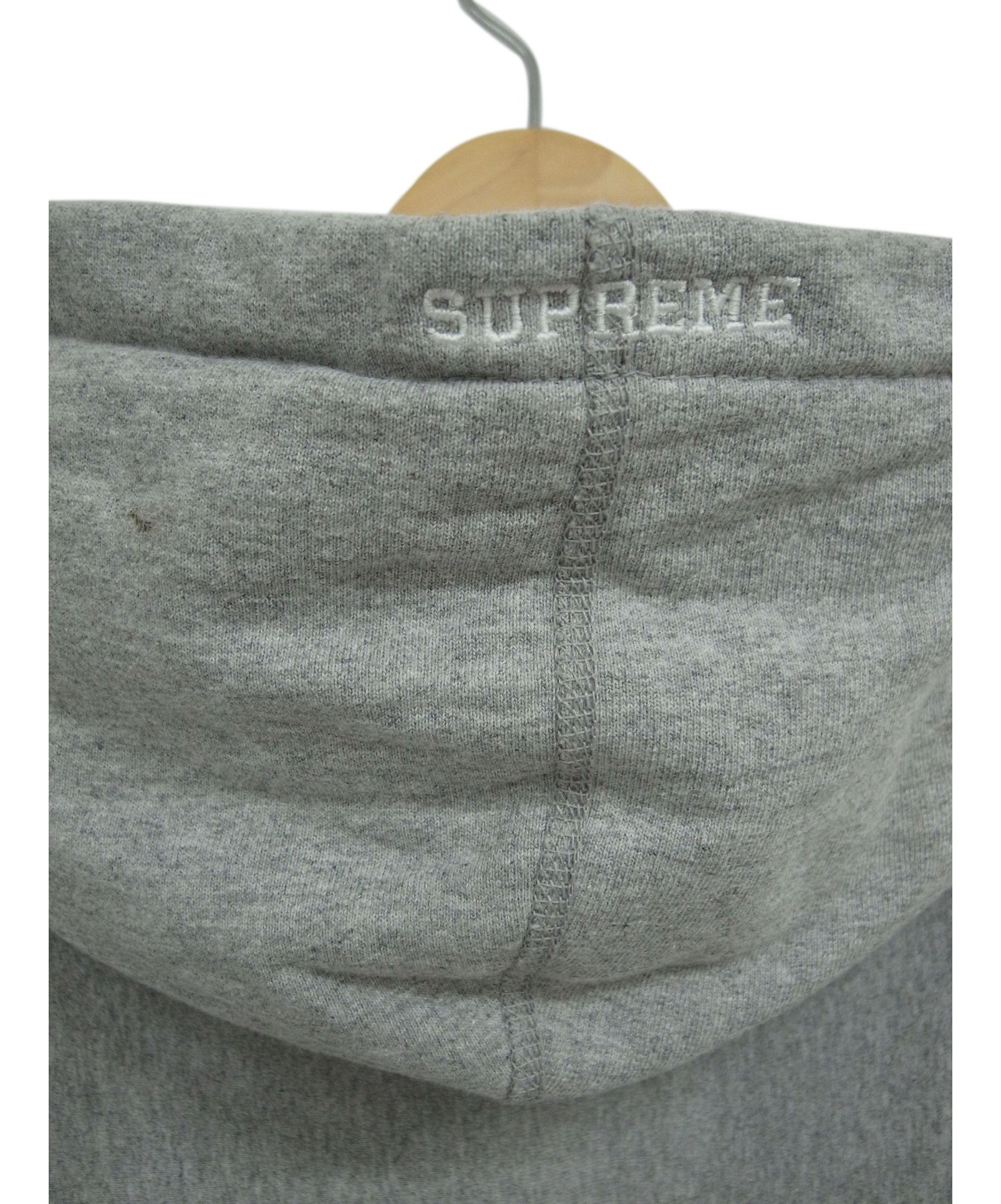 Supreme (シュプリーム) プルオーバーパーカー グレー サイズ:Large 18AWモデル S Logo Hooded Sweatshirt