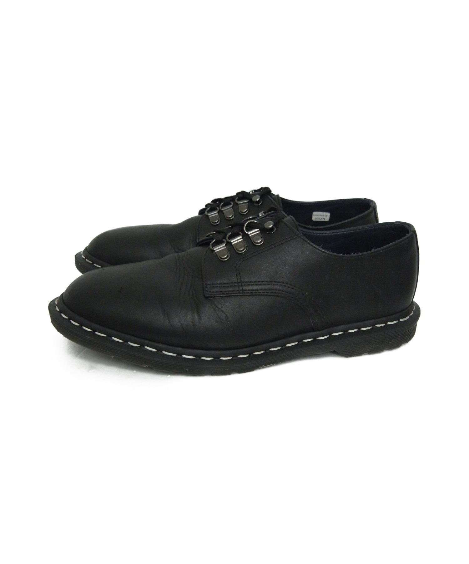 Dr.Martens×NANAMICA (ドクターマーチン×ナナミカ) オックスフォードシューズ ブラック サイズ:8 Plymouth MIE  Officer Shoe