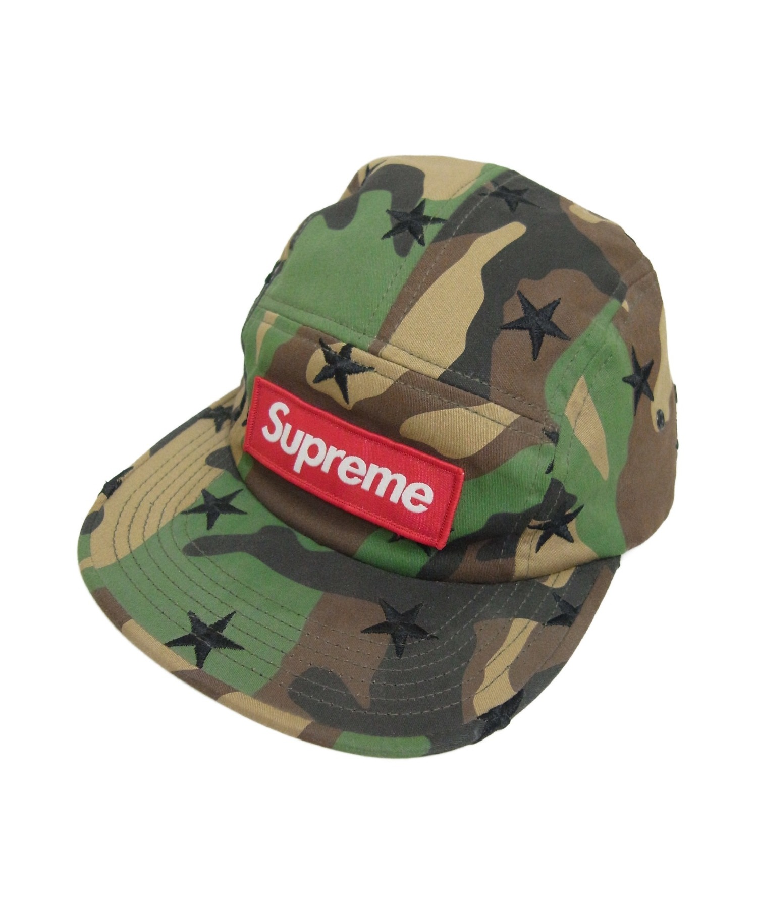 中古・古着通販】Supreme (シュプリーム) カモフラキャップ オリーブ