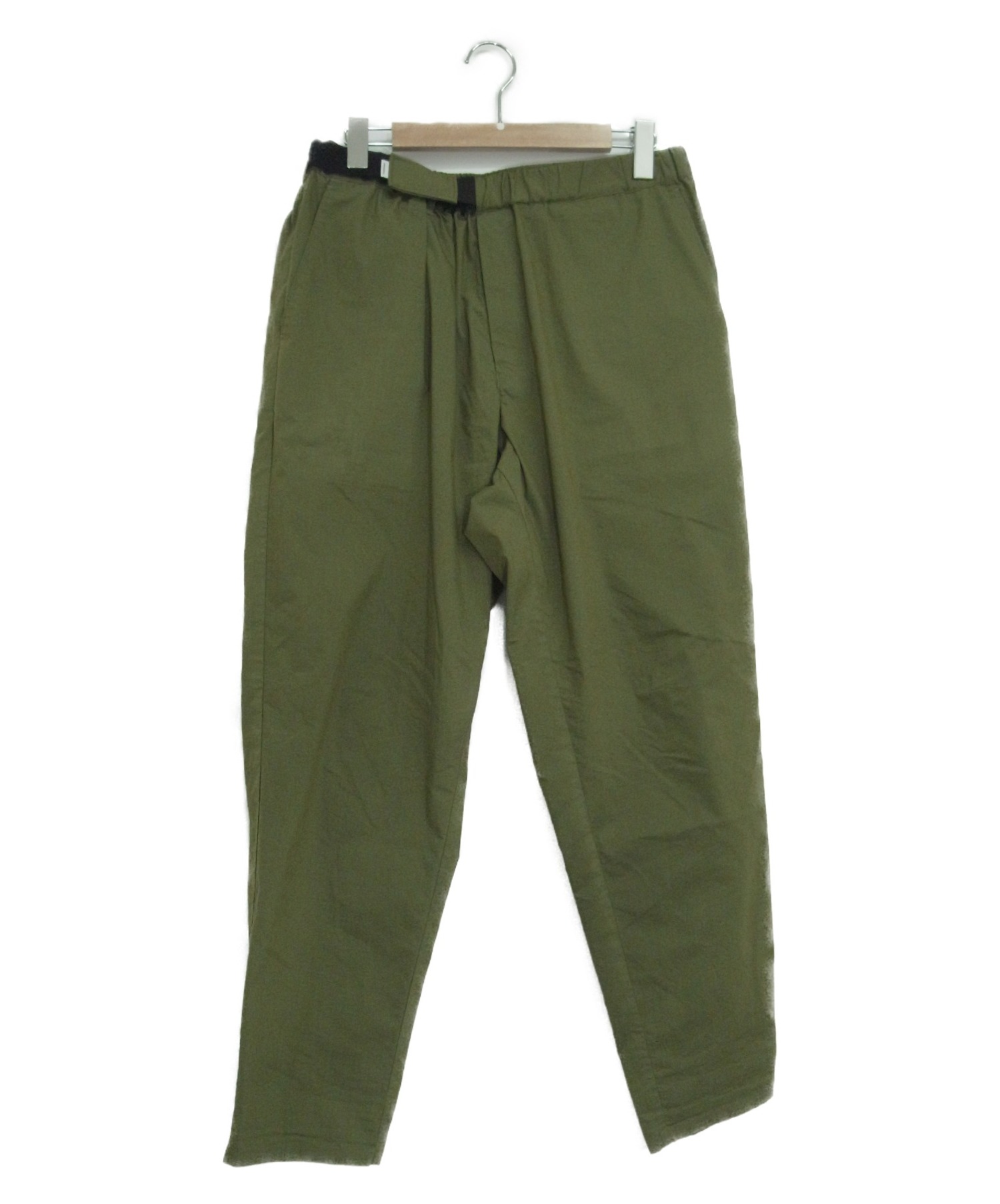 Graphpaper (グラフペーパー) ストレッチタイプライターコックパンツ オリーブ サイズ:F STRETCH TYPEWRITER COOK  PANTS