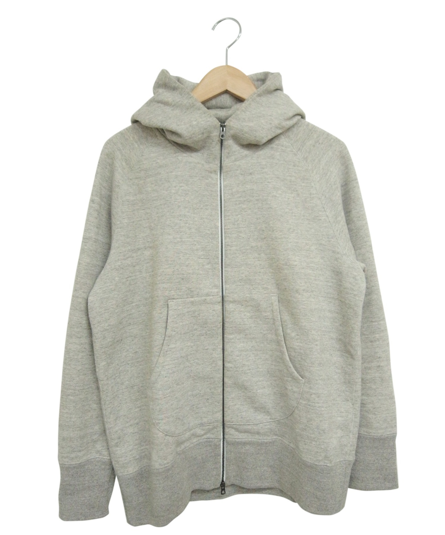 CURLY (カーリー) ラフィージップパーカー グレー サイズ:2 RAFFY ZIP PARKA