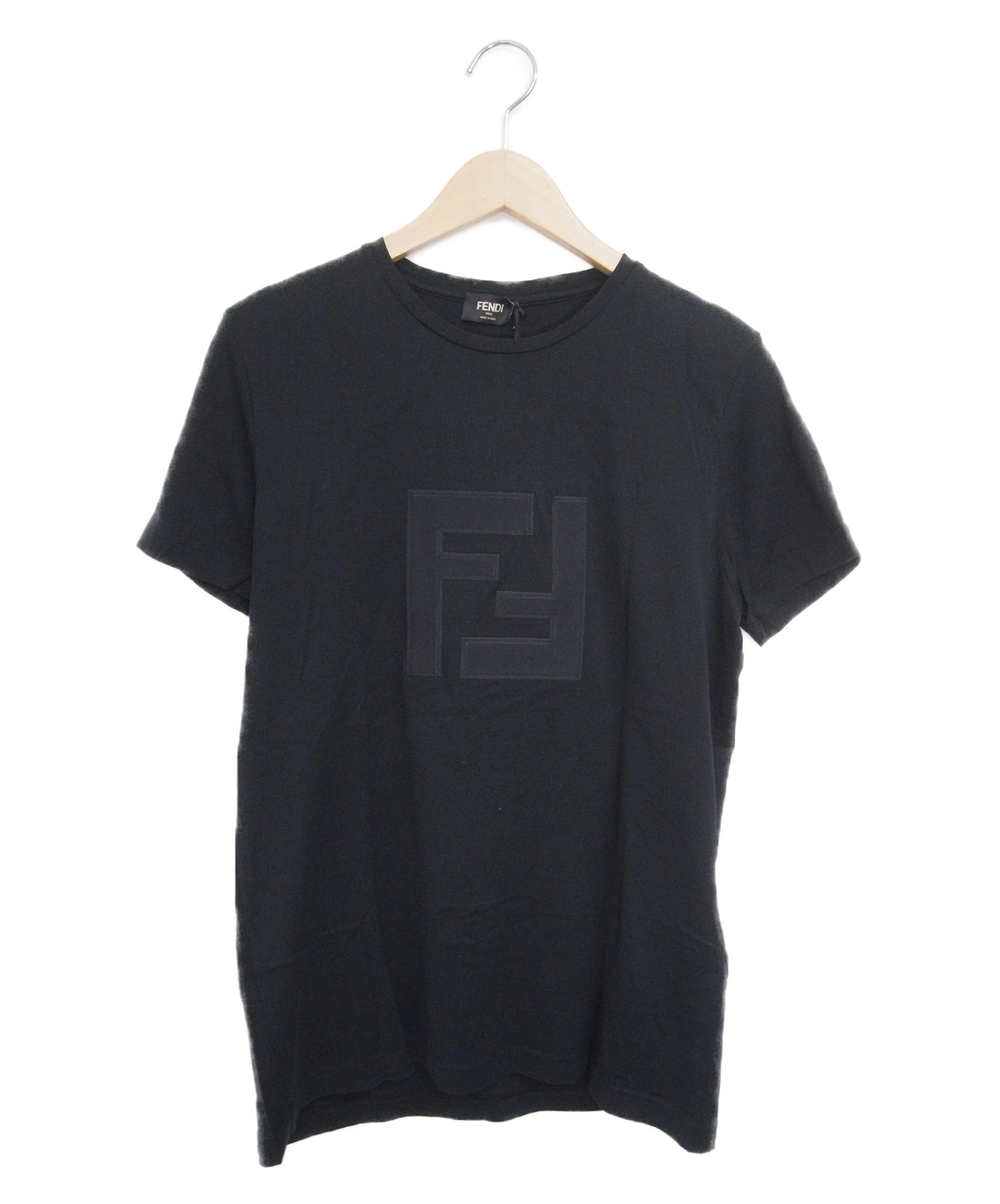 中古・古着通販】FENDI (フェンディ) FFロゴTシャツ ブラック サイズ:M