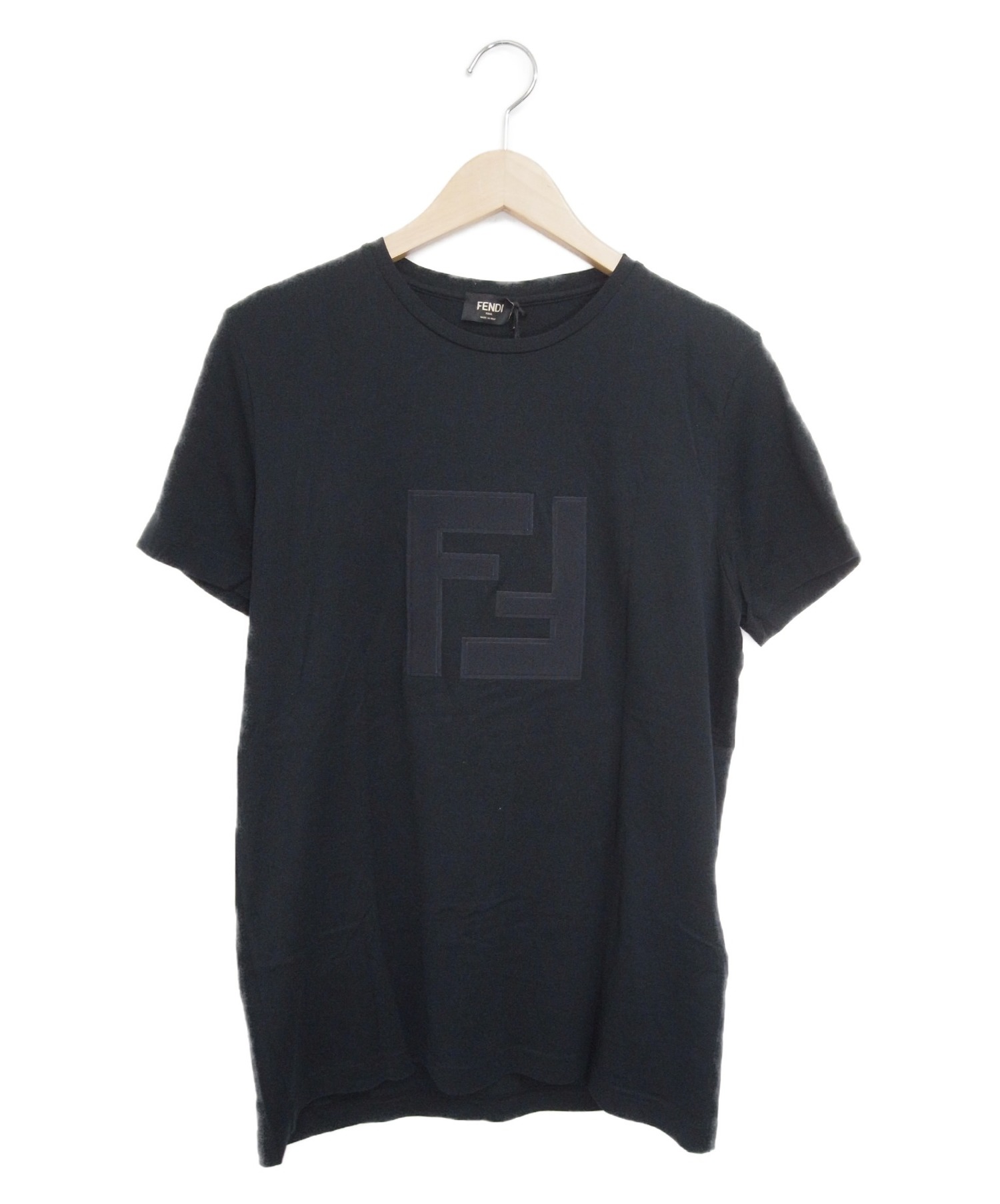 【✨人気✨】FENDI フェンディ ロゴTシャツ ブラック Mサイズ