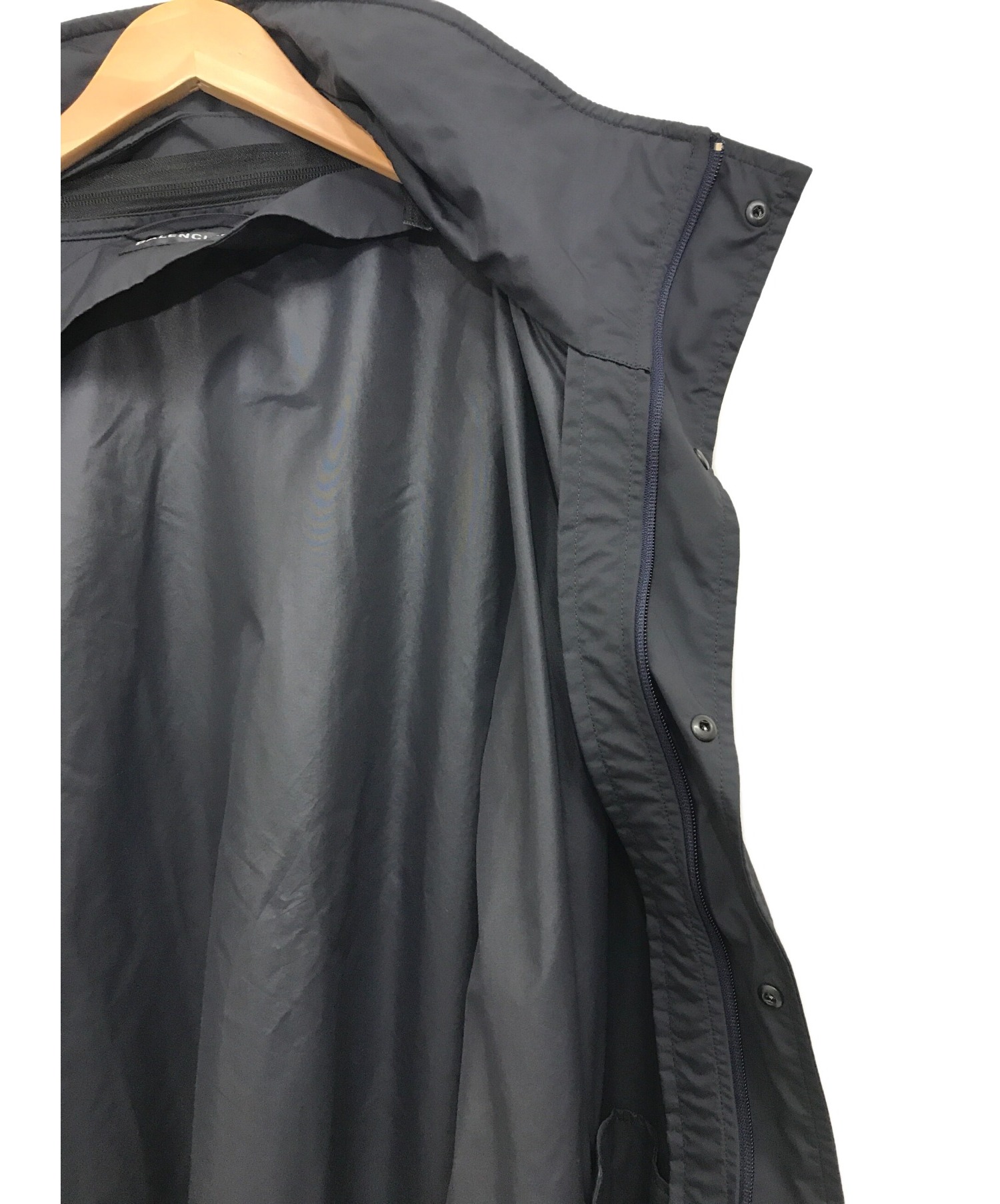 BALENCIAGA (バレンシアガ) オーバーサイズナイロンジャケット ブラック サイズ:2
