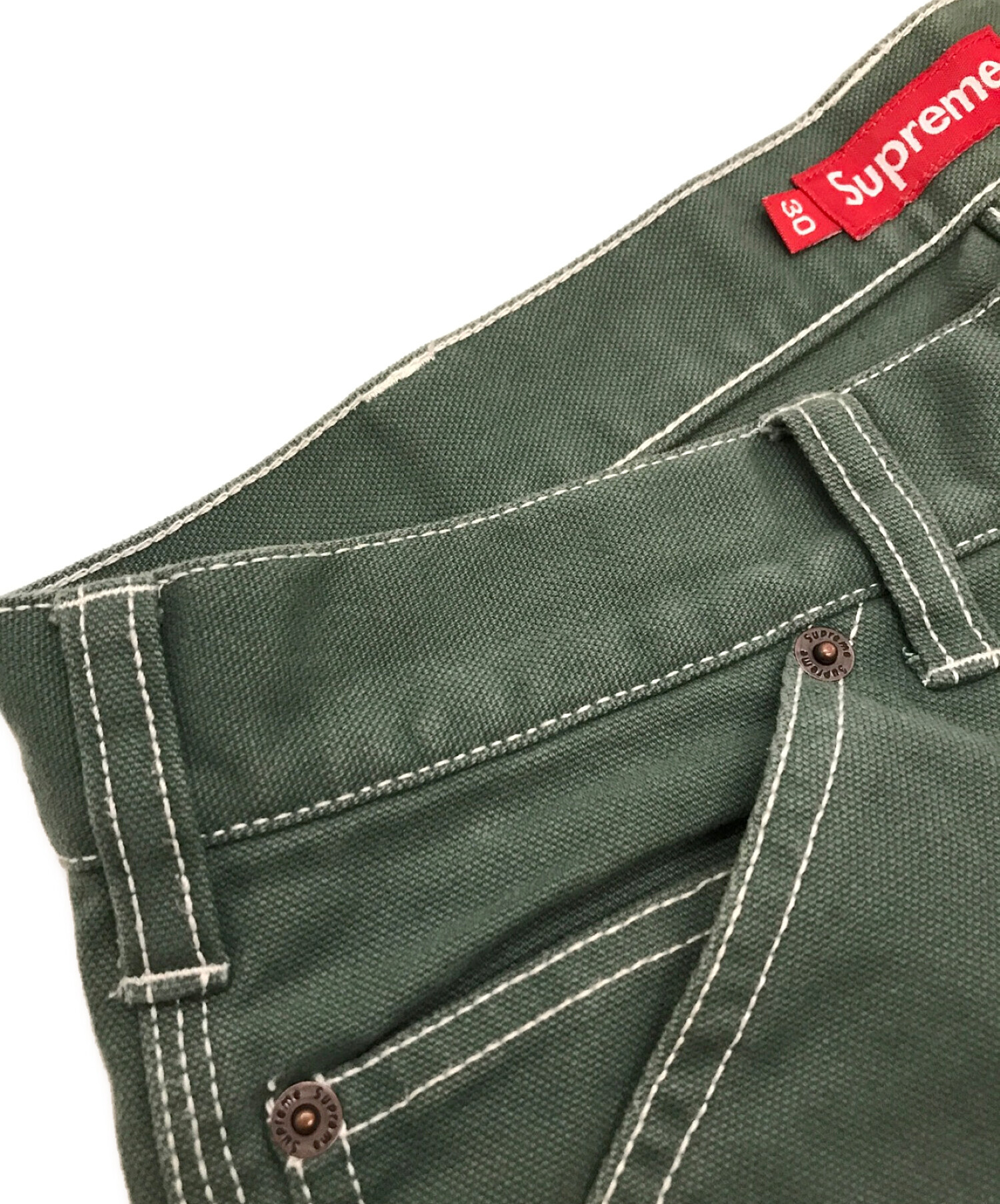 中古・古着通販】SUPREME (シュプリーム) ダブルニーペインターパンツ