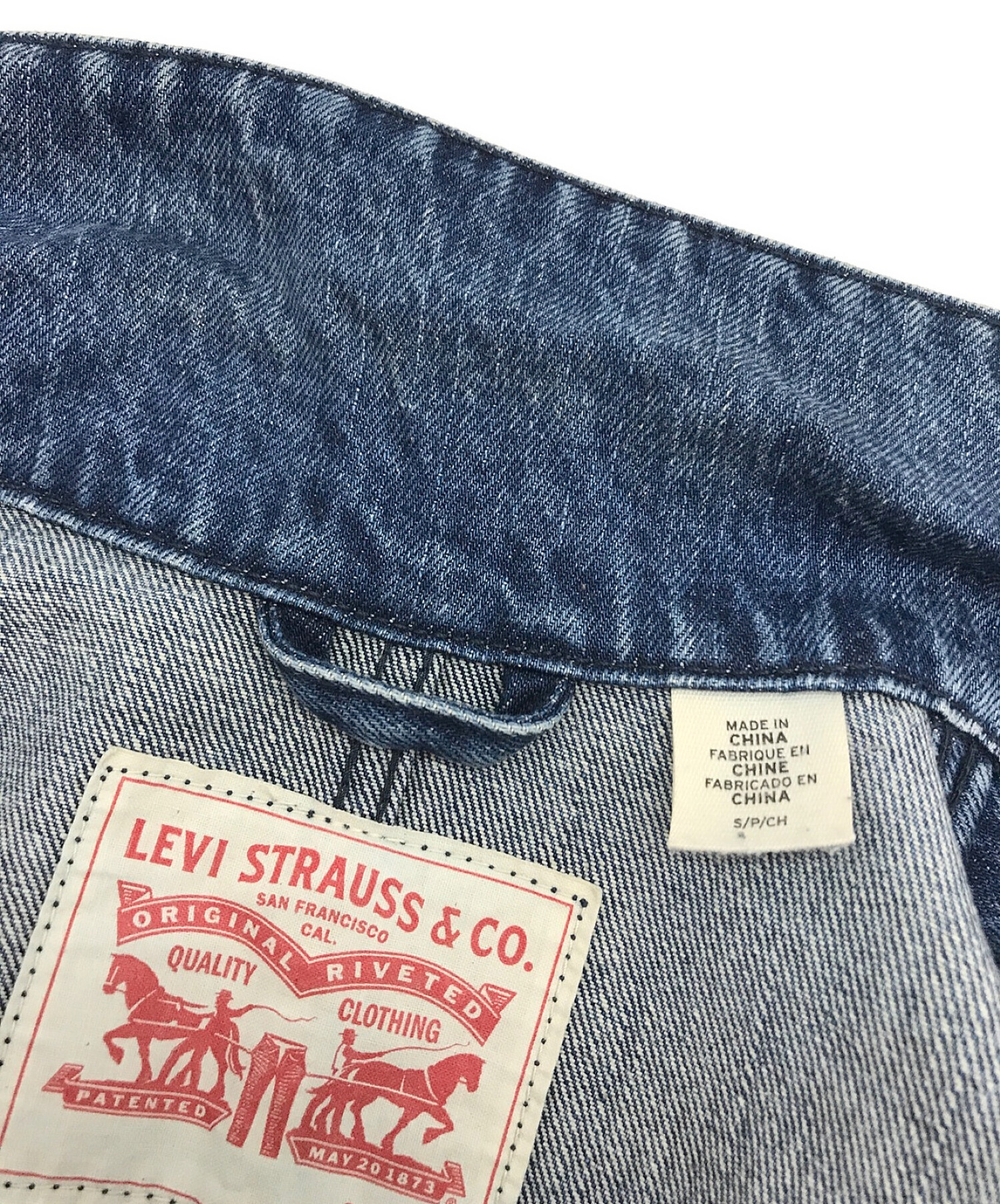 LEVI'S (リーバイス) カバーオール インディゴ サイズ:S