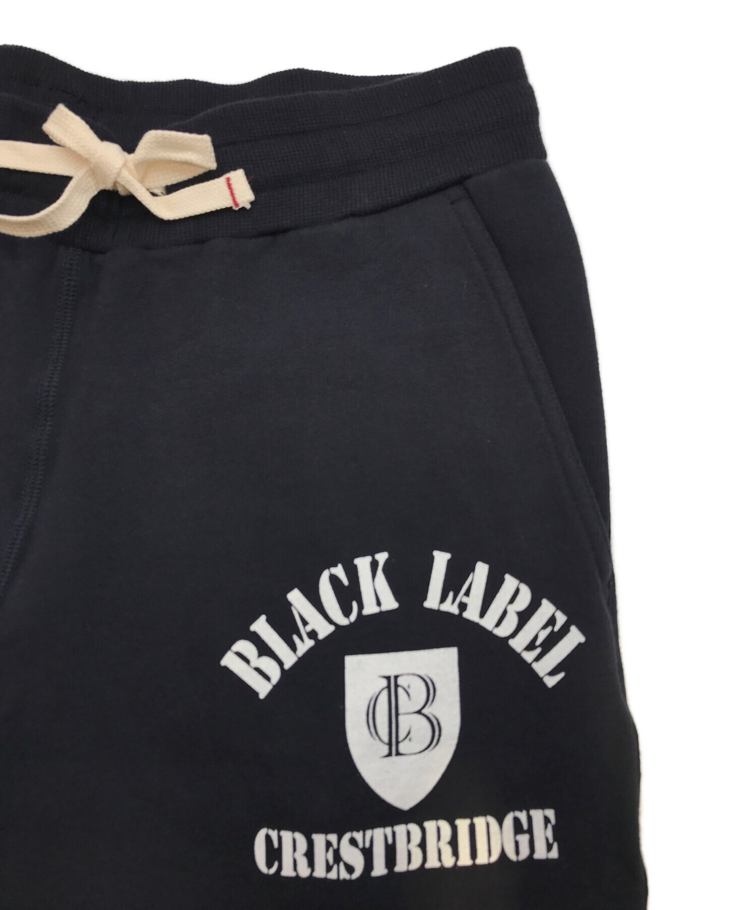 BLACK LABEL CRESTBRIDGE (ブラックレーベルクレストブリッジ) スウェットパンツ ネイビー サイズ:M 未使用品