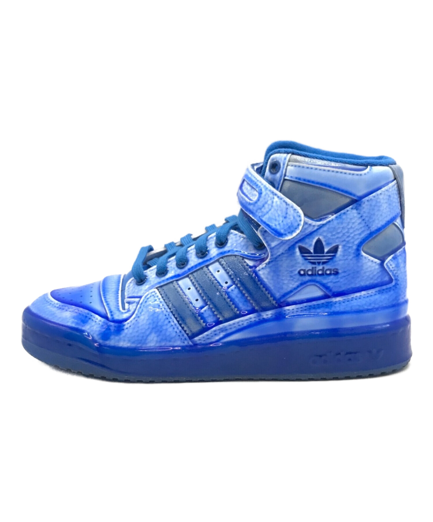 adidas × JEREMY SCOTT (アディダス ジェレミー スコット) ハイカットスニーカー ブルー サイズ:25.5cm（US7.5）