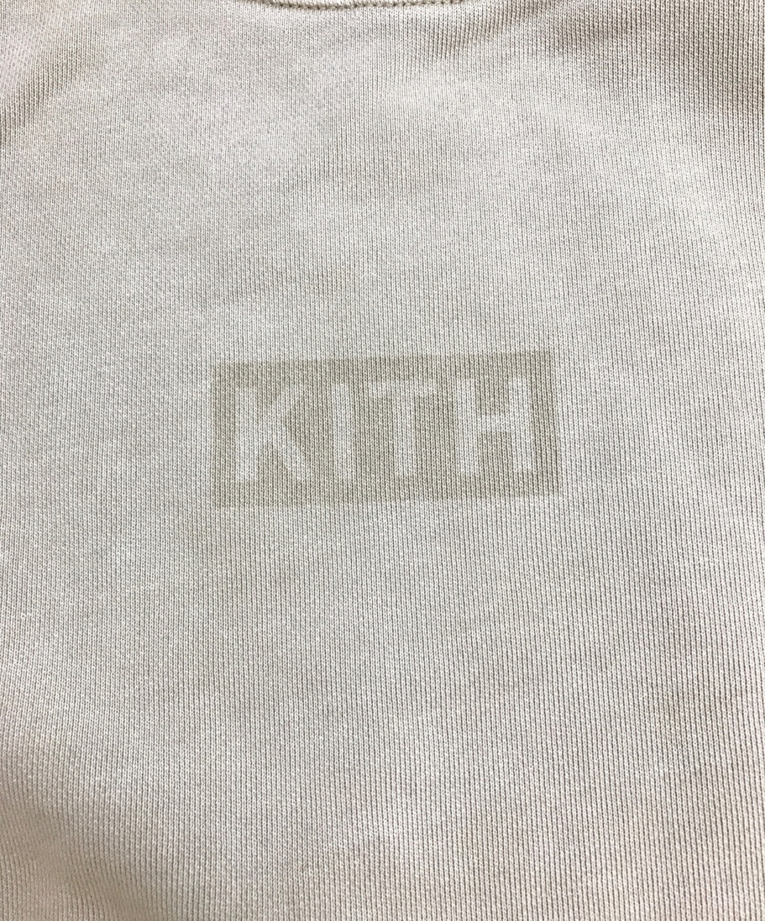 KITH (キス) クラシックボックスロゴカットソー ベージュ サイズ:L 未使用品