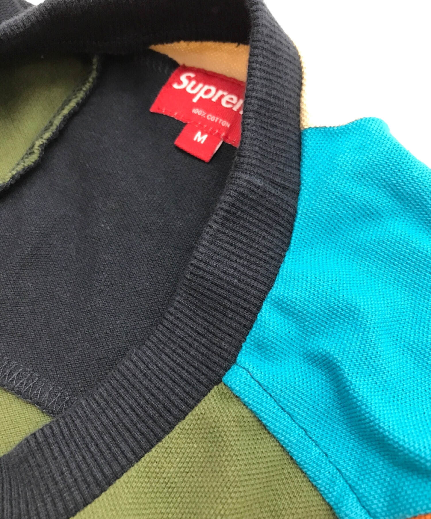 SUPREME (シュプリーム) パッチワークTシャツ マルチカラー サイズ:M