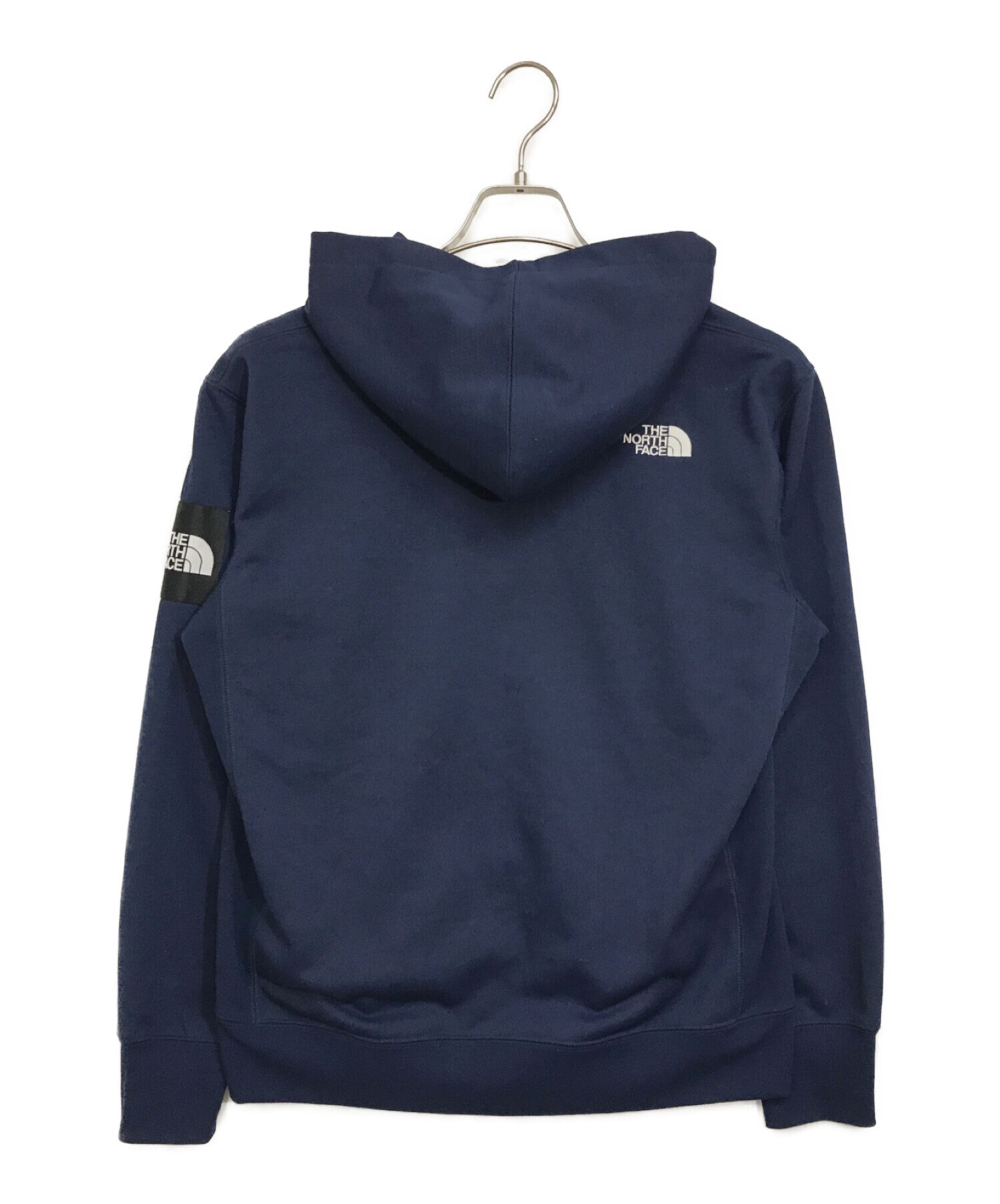 THE NORTH FACE (ザ ノース フェイス) SQUARE LOGO F/Z / スクエアロゴフルジップ / パーカー ネイビー サイズ:Ｍ