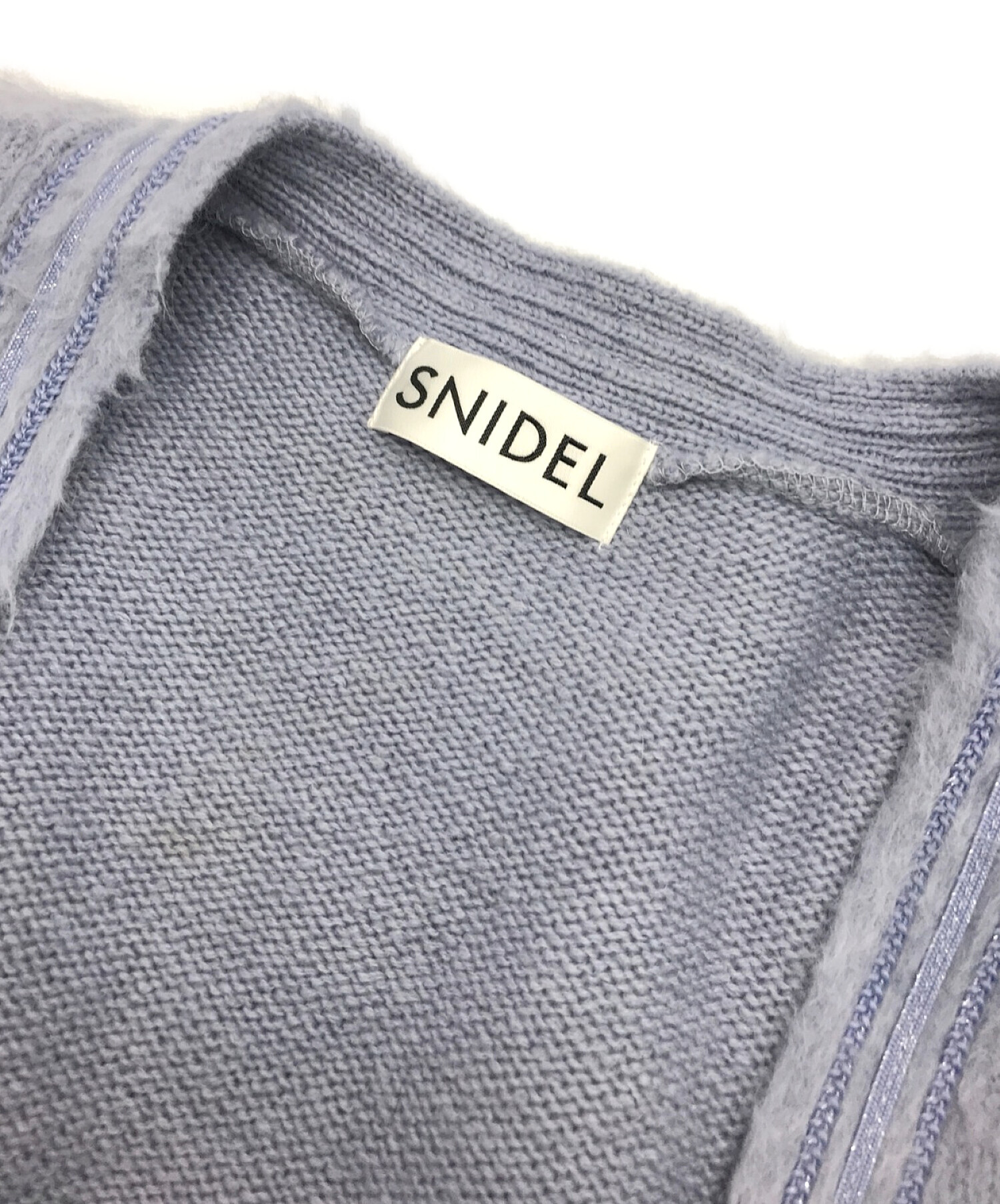 中古・古着通販】Snidel (スナイデル) モヘアレースニットコート